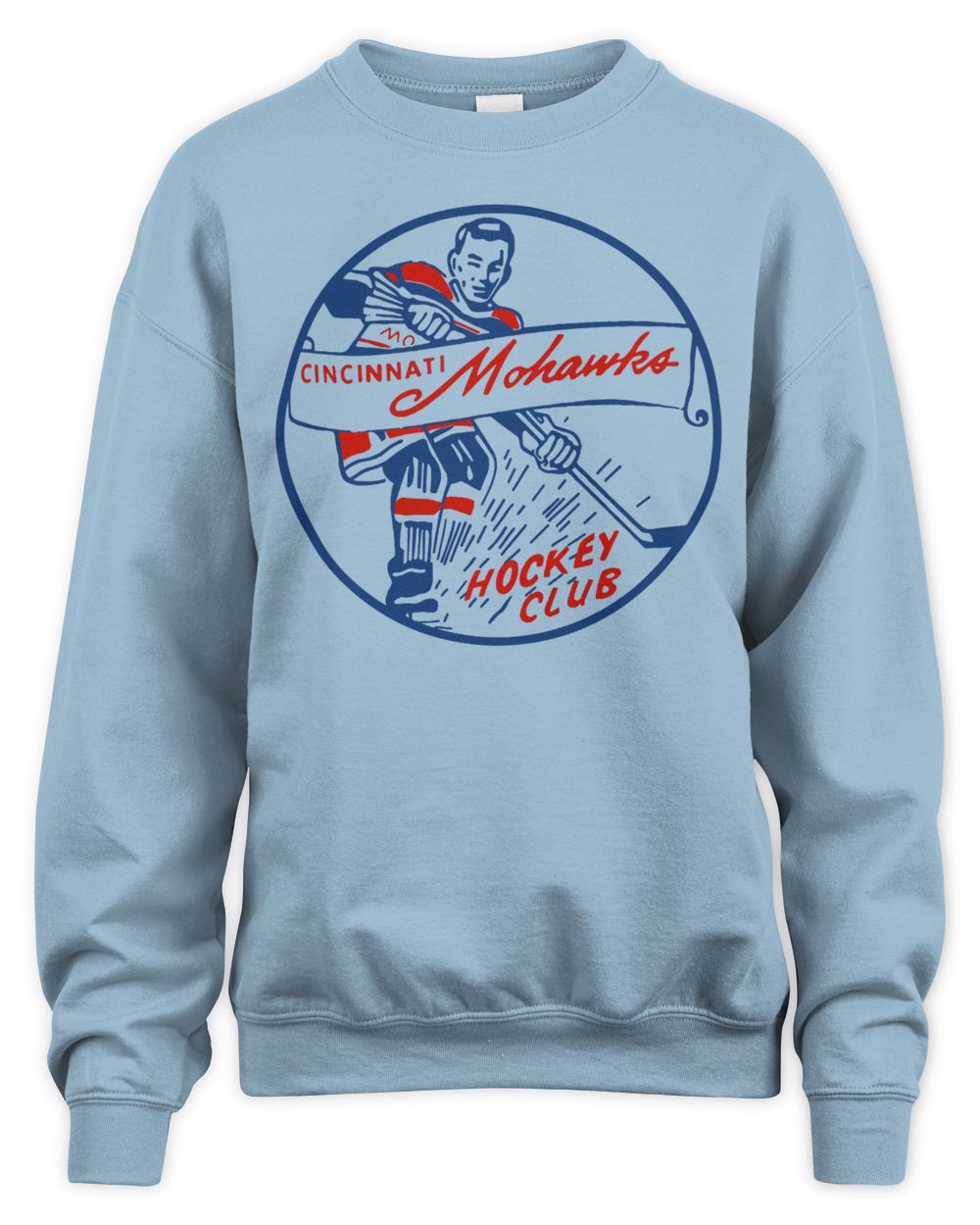 Cincy Shirts Vintage Cincinnati Mohawks Logo Shirt