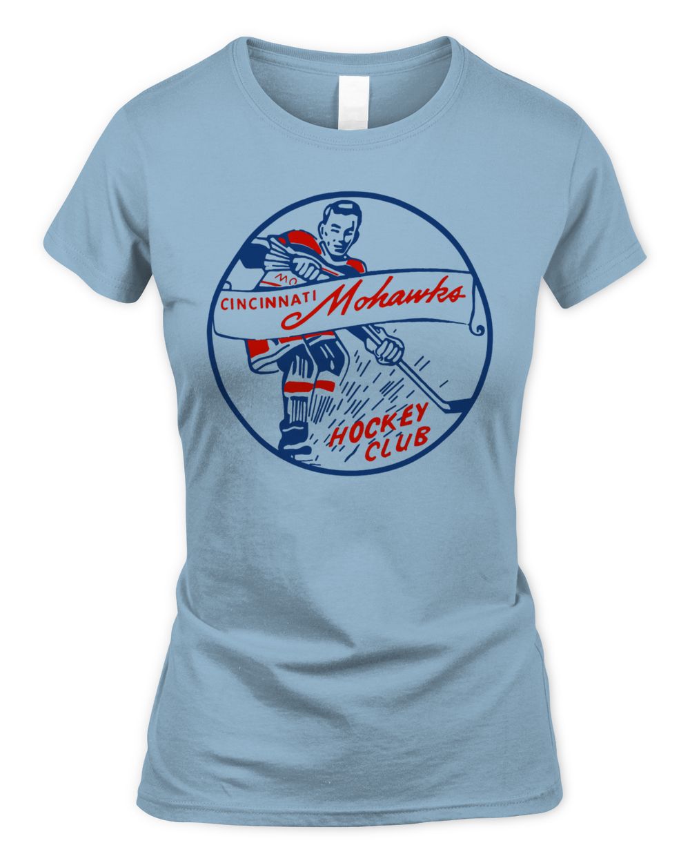Cincy Shirts Vintage Cincinnati Mohawks Logo Shirt