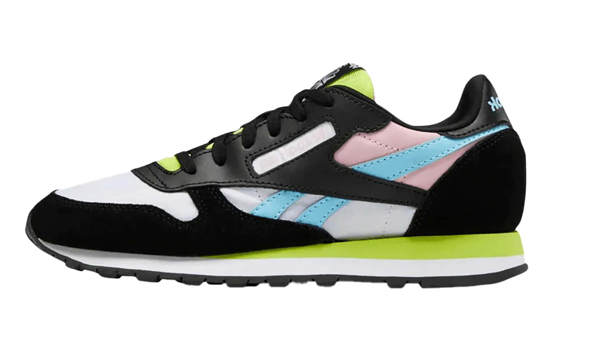 Cl Lthr GS "Black/pink/light Blue"