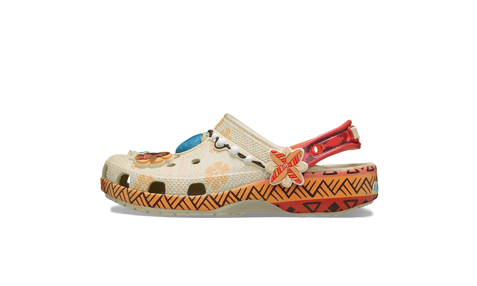Classic Clog "Disney moana - tan / red" 211196 90H