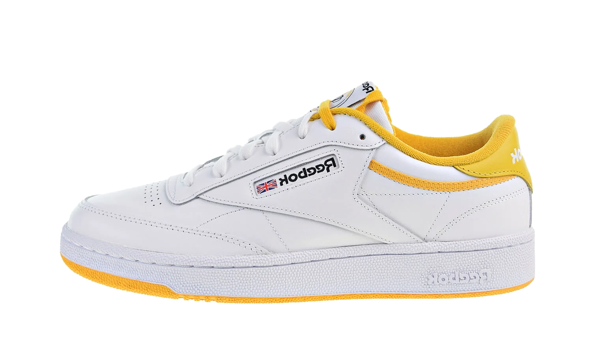 Classic Leather Club C 85 "White-fierce Gold-black"