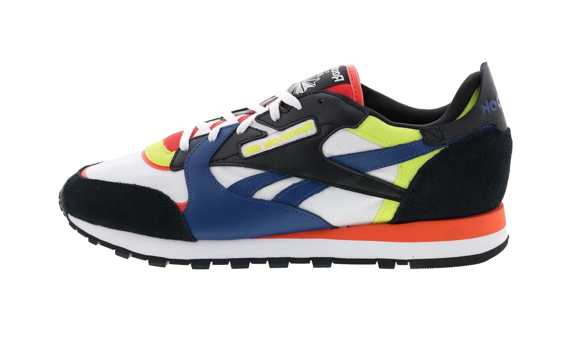 Classic Leather "White/blue/black/yellow"