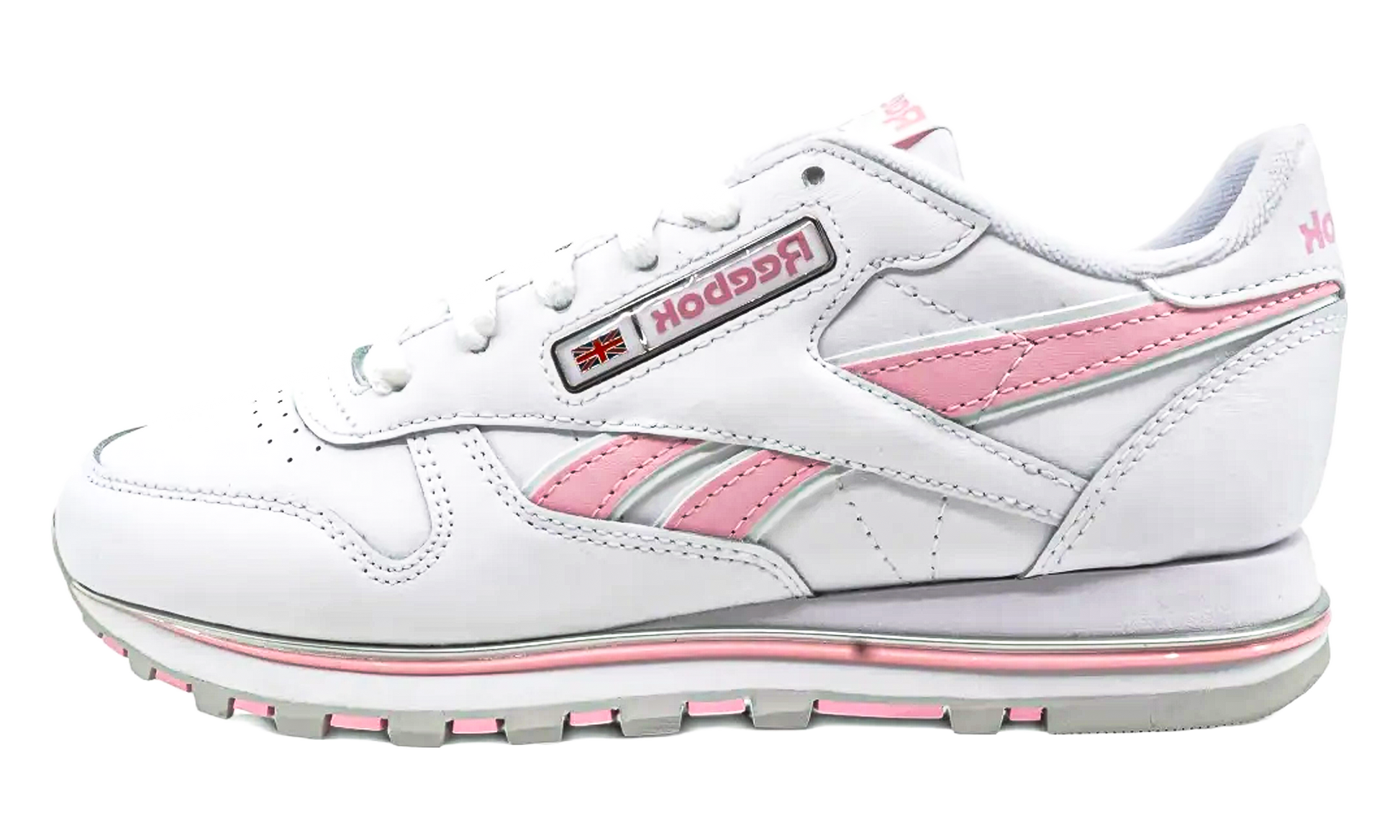 Classic Leather Women "White Pink Glow"