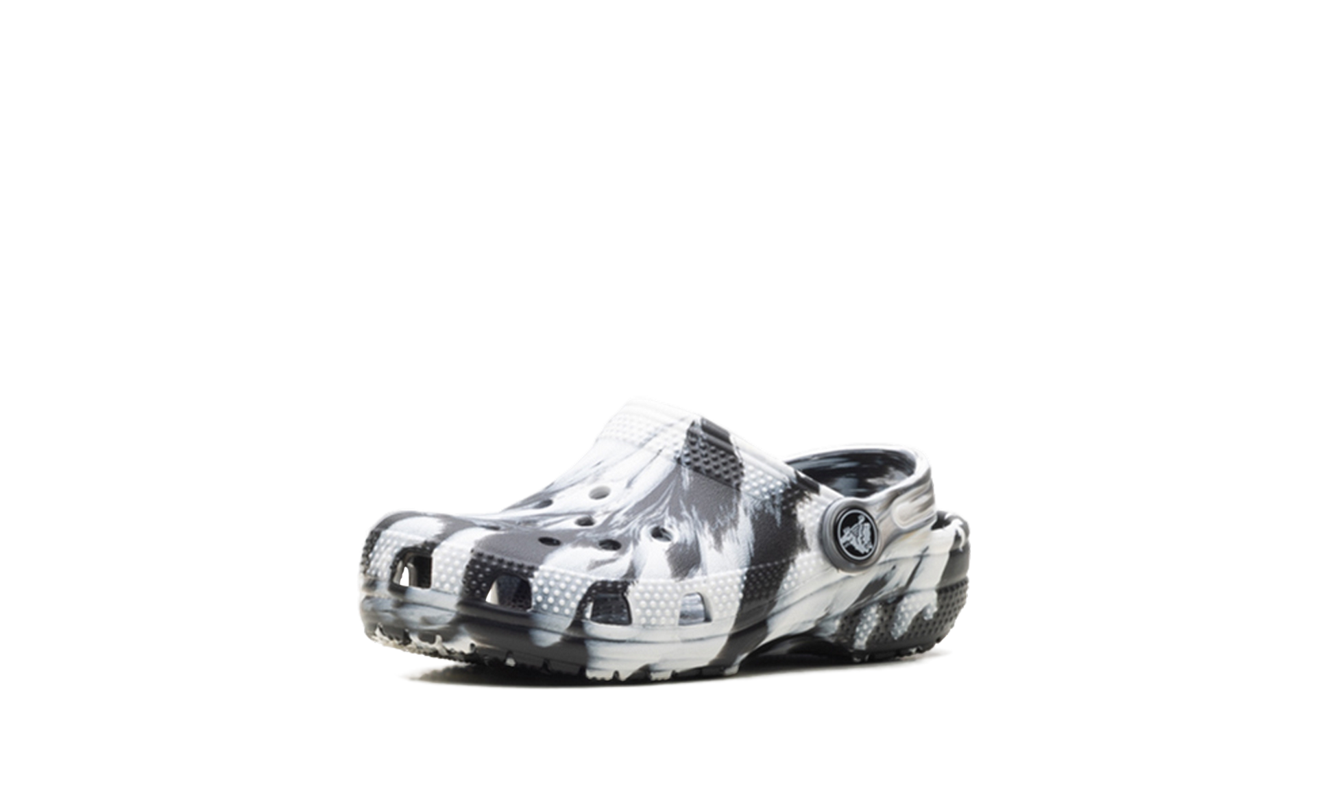 Classic Marbled Clog Td "Black" 206838 066