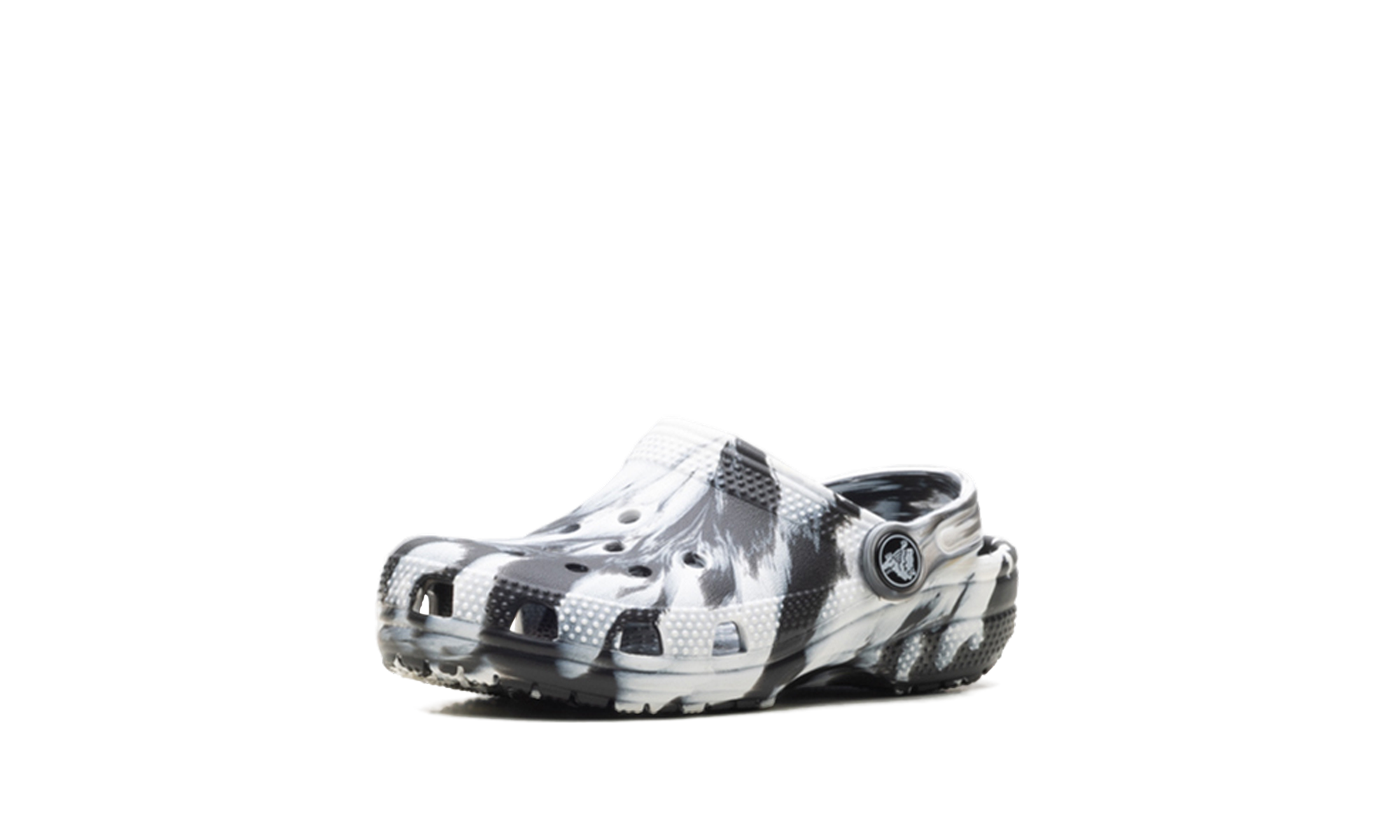 Classic Marbled Clog Td "Black" 206838 066