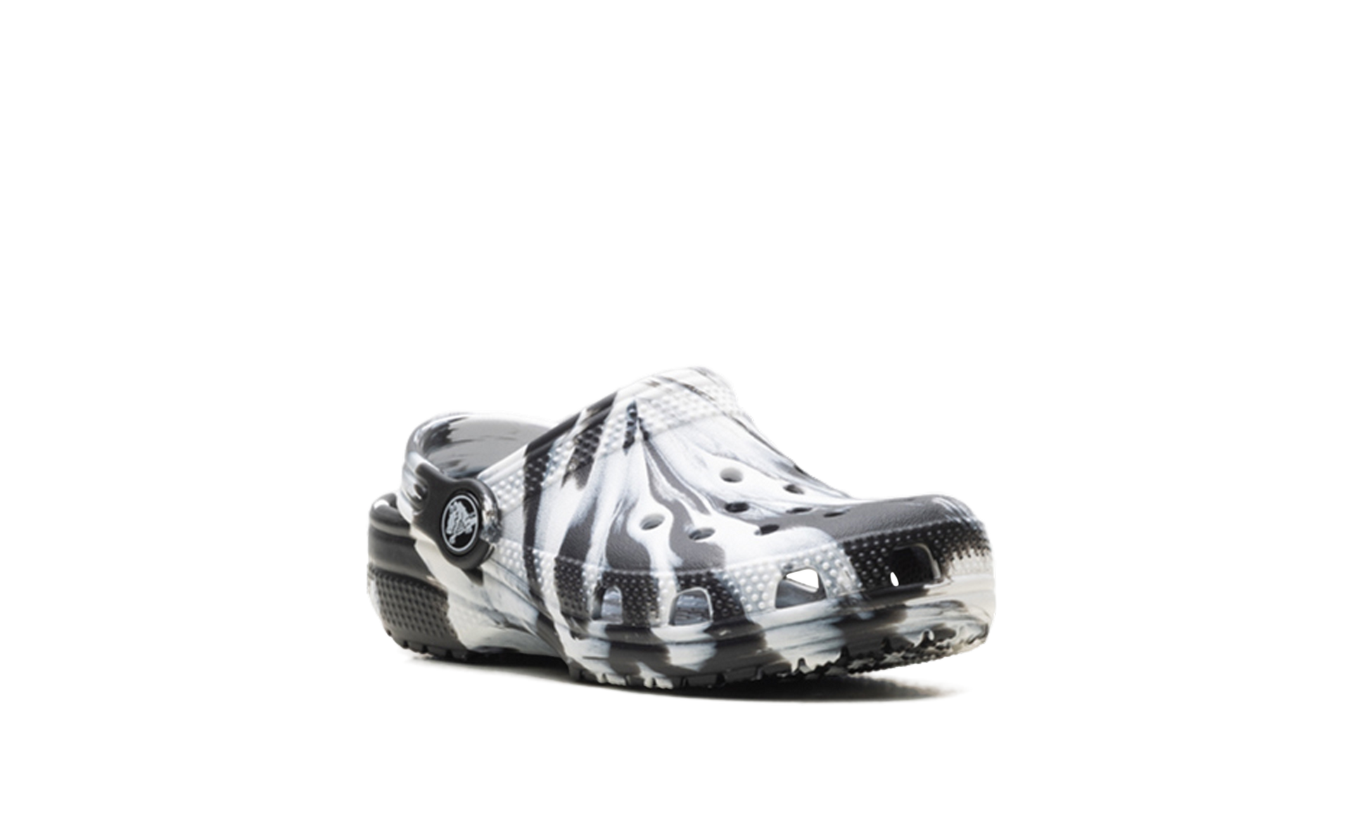 Classic Marbled Clog Td "Black" 206838 066