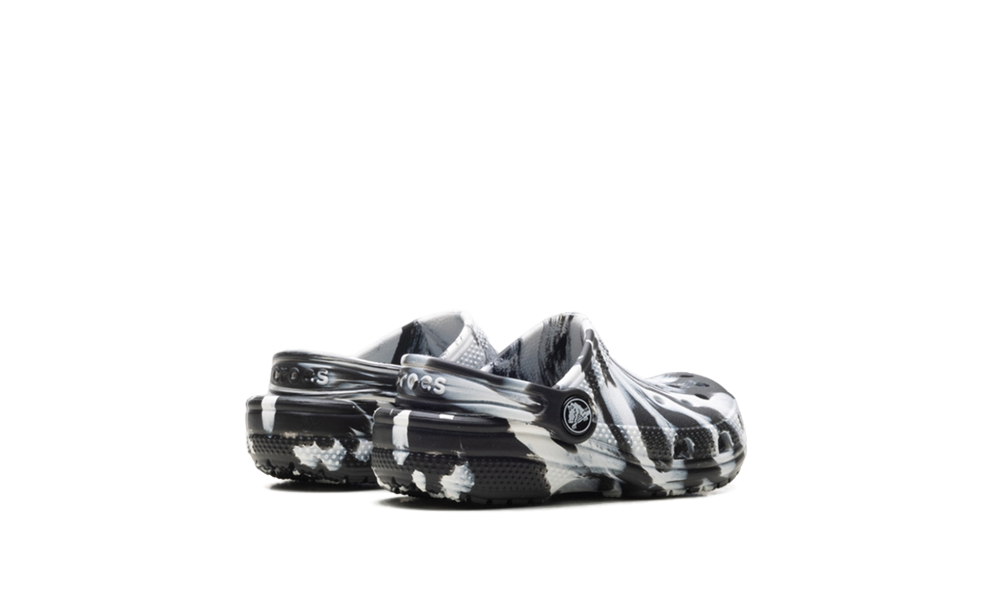 Classic Marbled Clog Td "Black" 206838 066