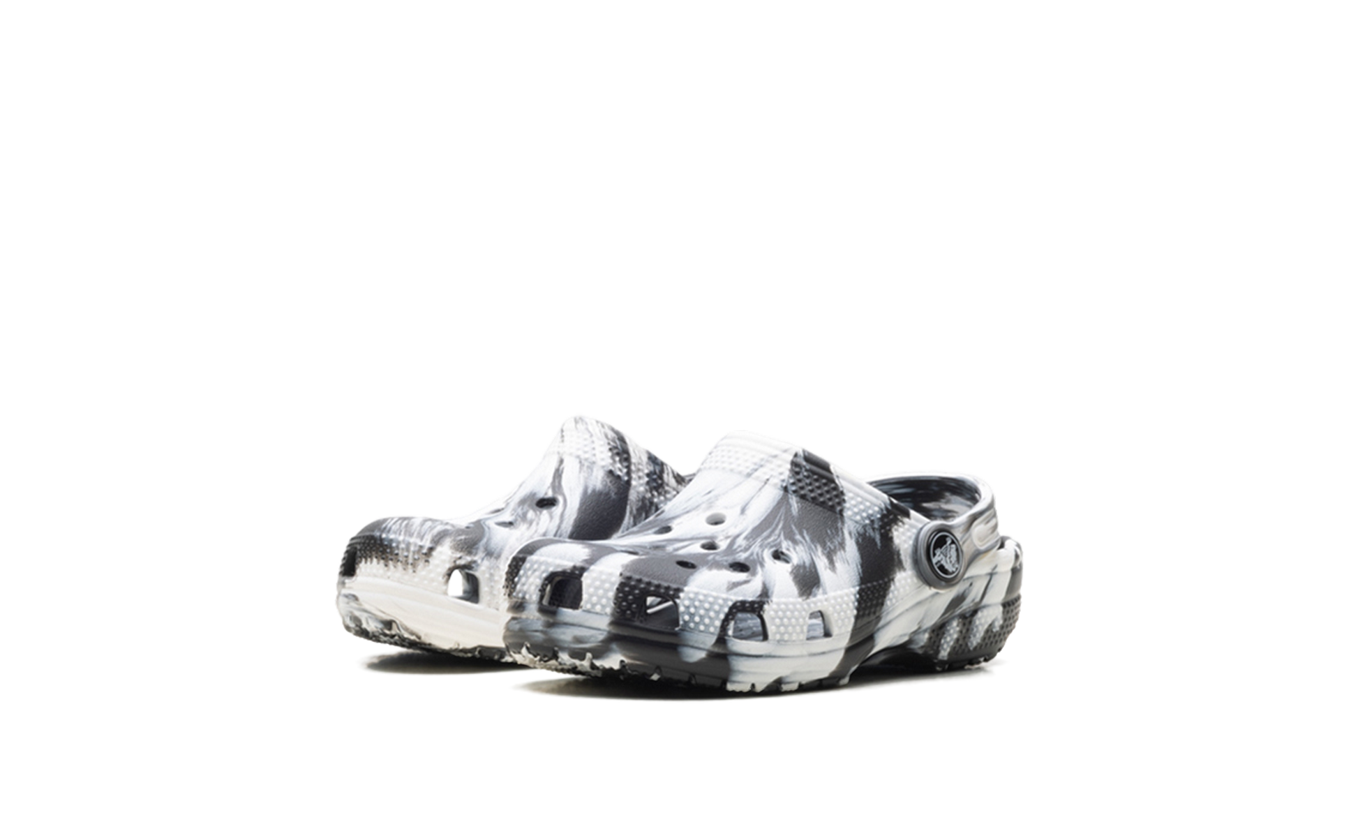 Classic Marbled Clog Td "Black" 206838 066