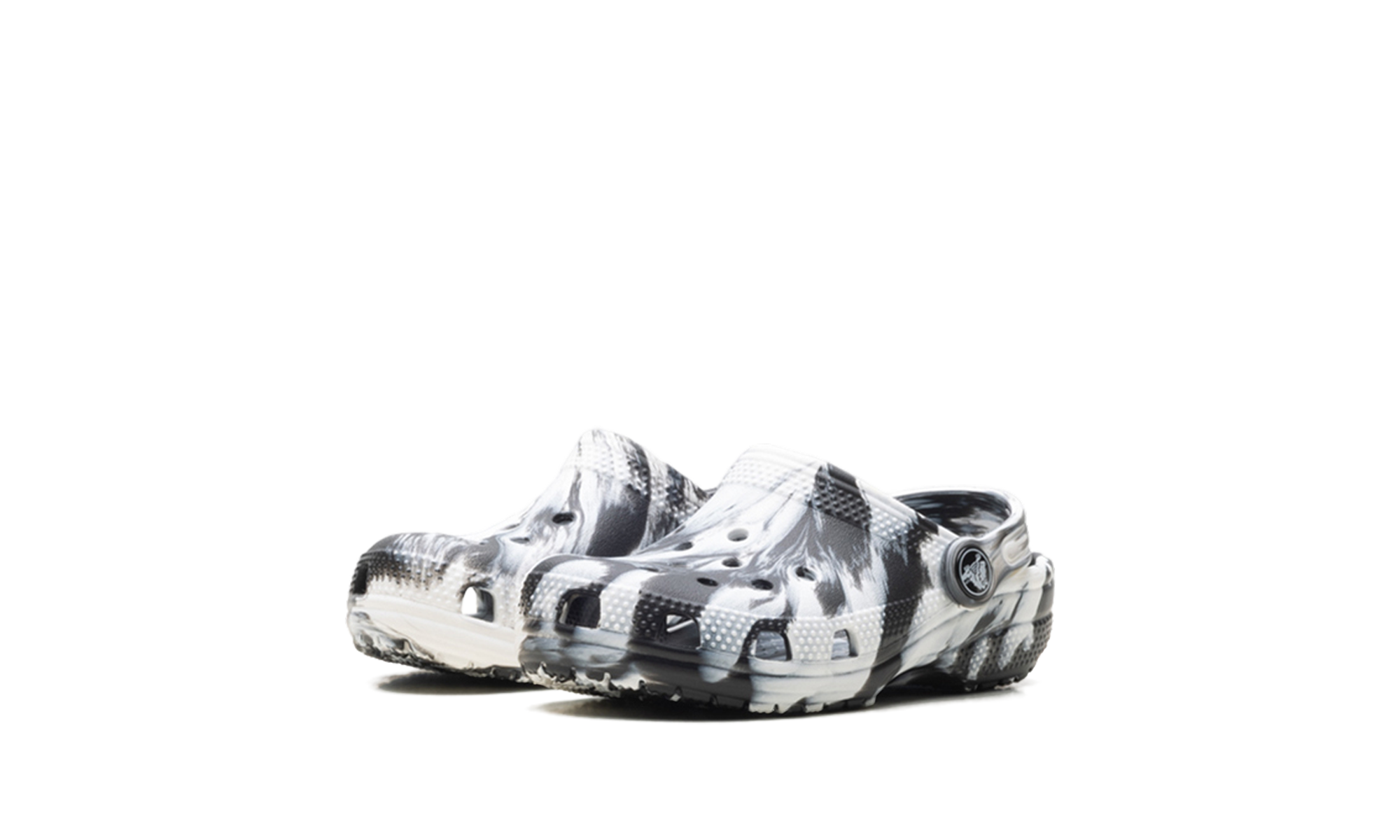 Classic Marbled Clog Td "Black" 206838 066