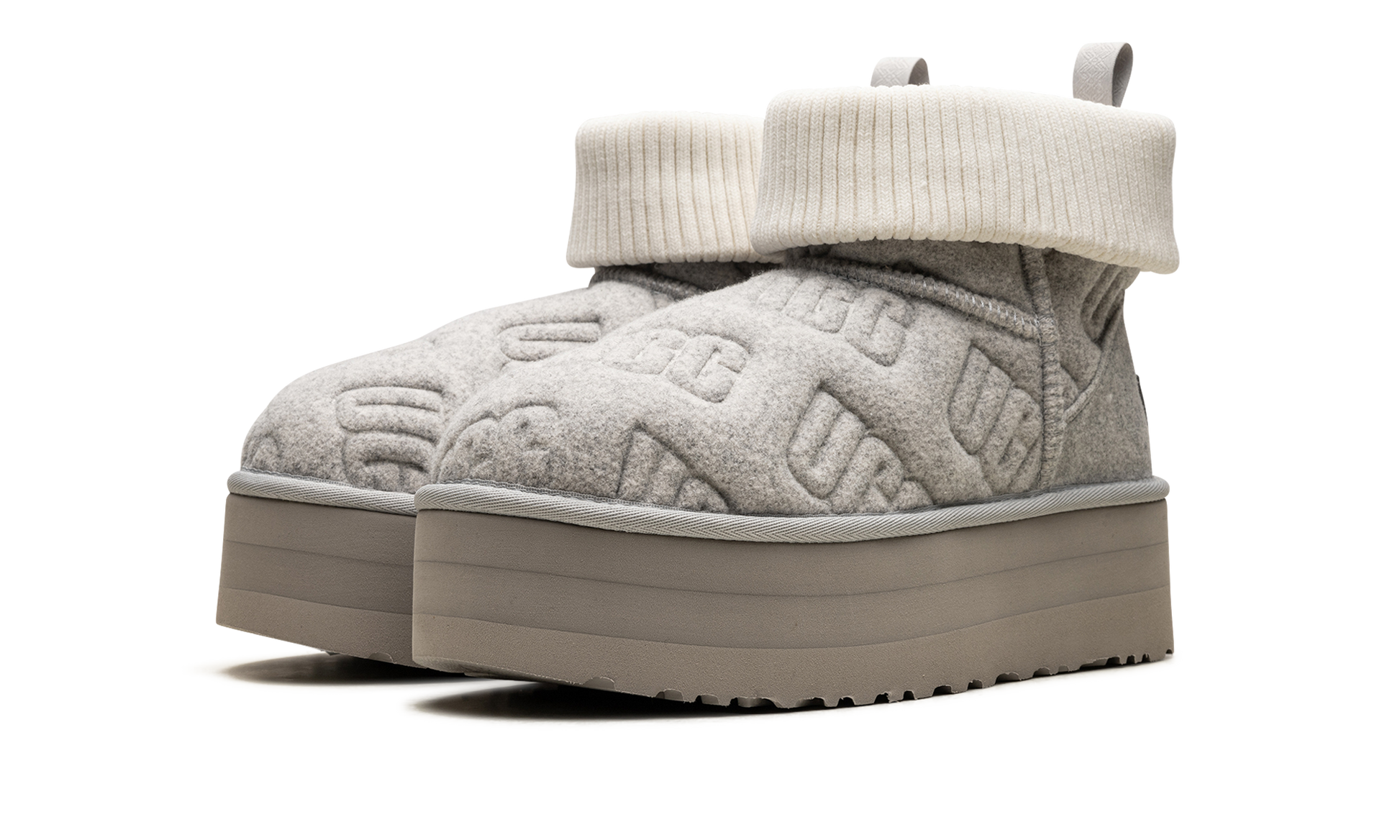 Classic Mini Platform Felted "Grey"