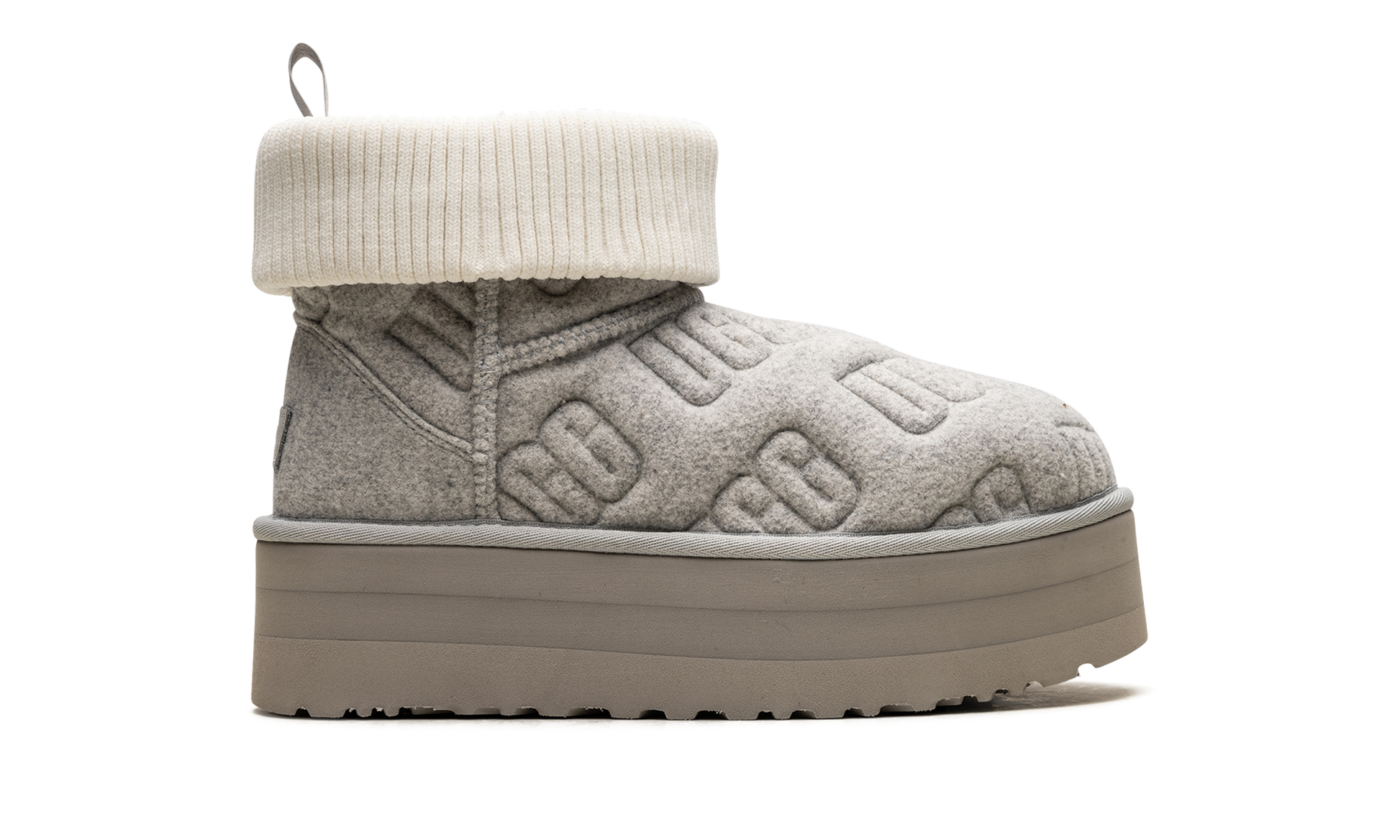 Classic Mini Platform Felted "Grey"