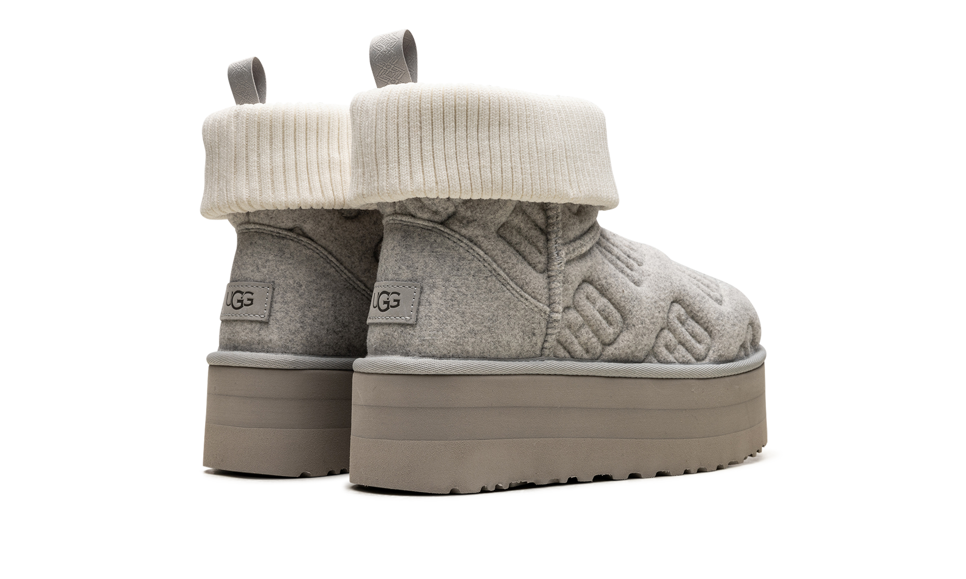 Classic Mini Platform Felted "Grey"