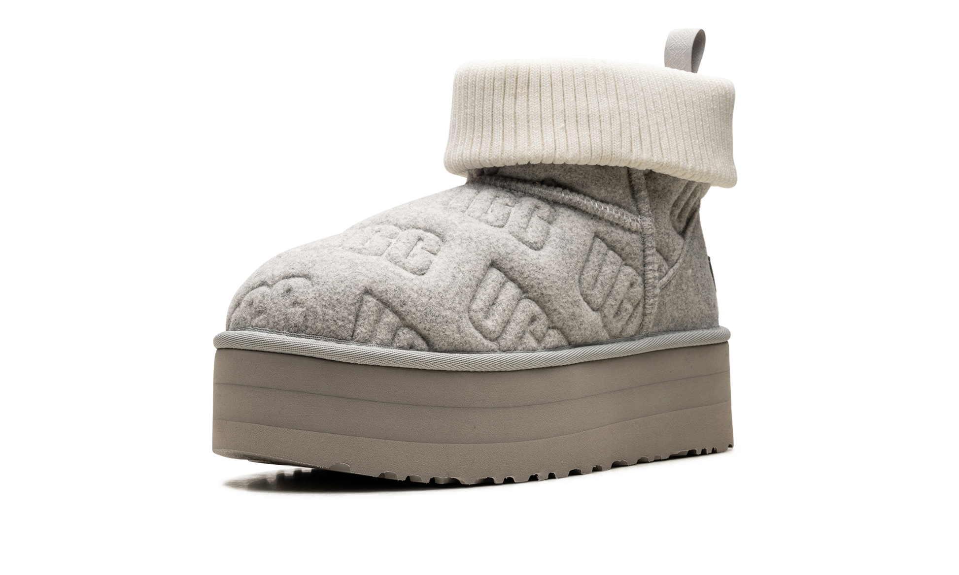Classic Mini Platform Felted "Grey"