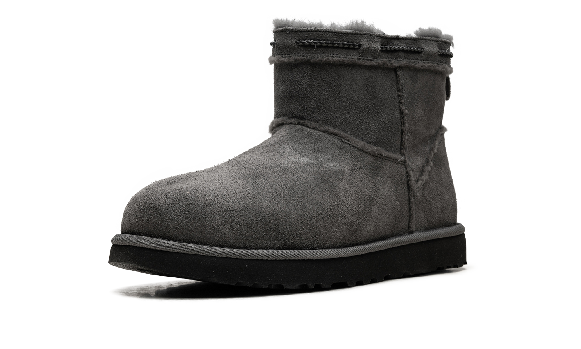 Classic Mini Shearling Braid Women "Charcoal" 1166751 CHRC