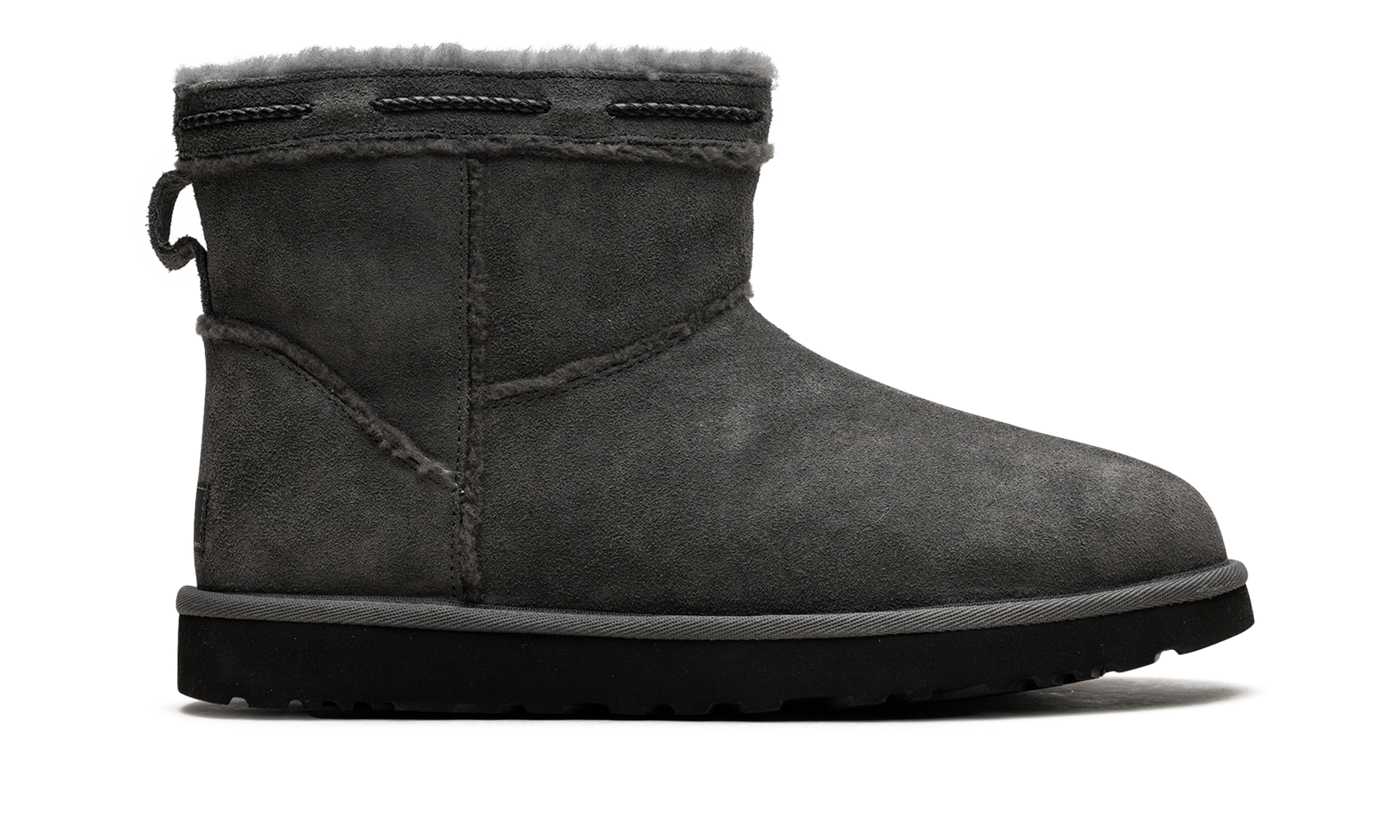 Classic Mini Shearling Braid Women "Charcoal" 1166751 CHRC