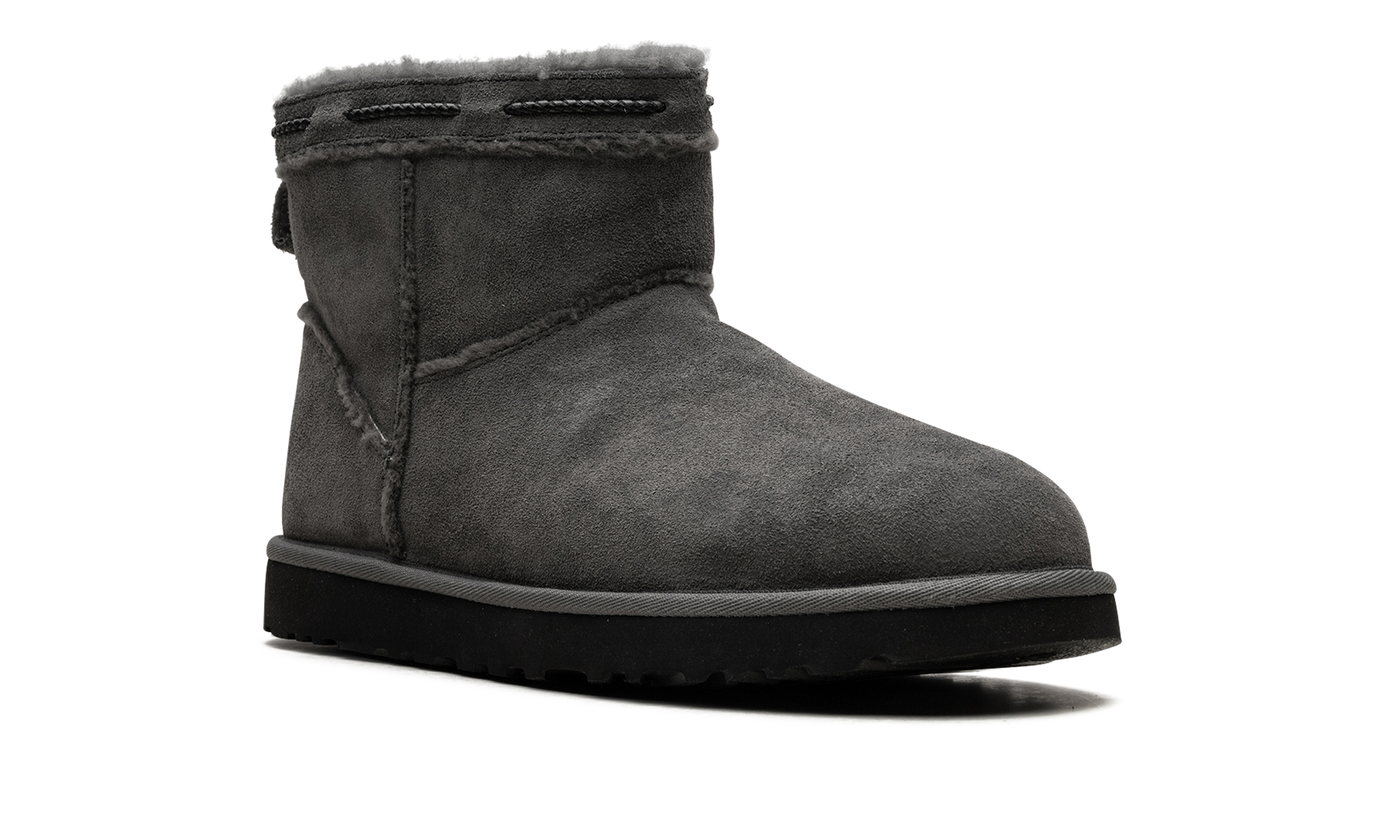 Classic Mini Shearling Braid Women "Charcoal" 1166751 CHRC