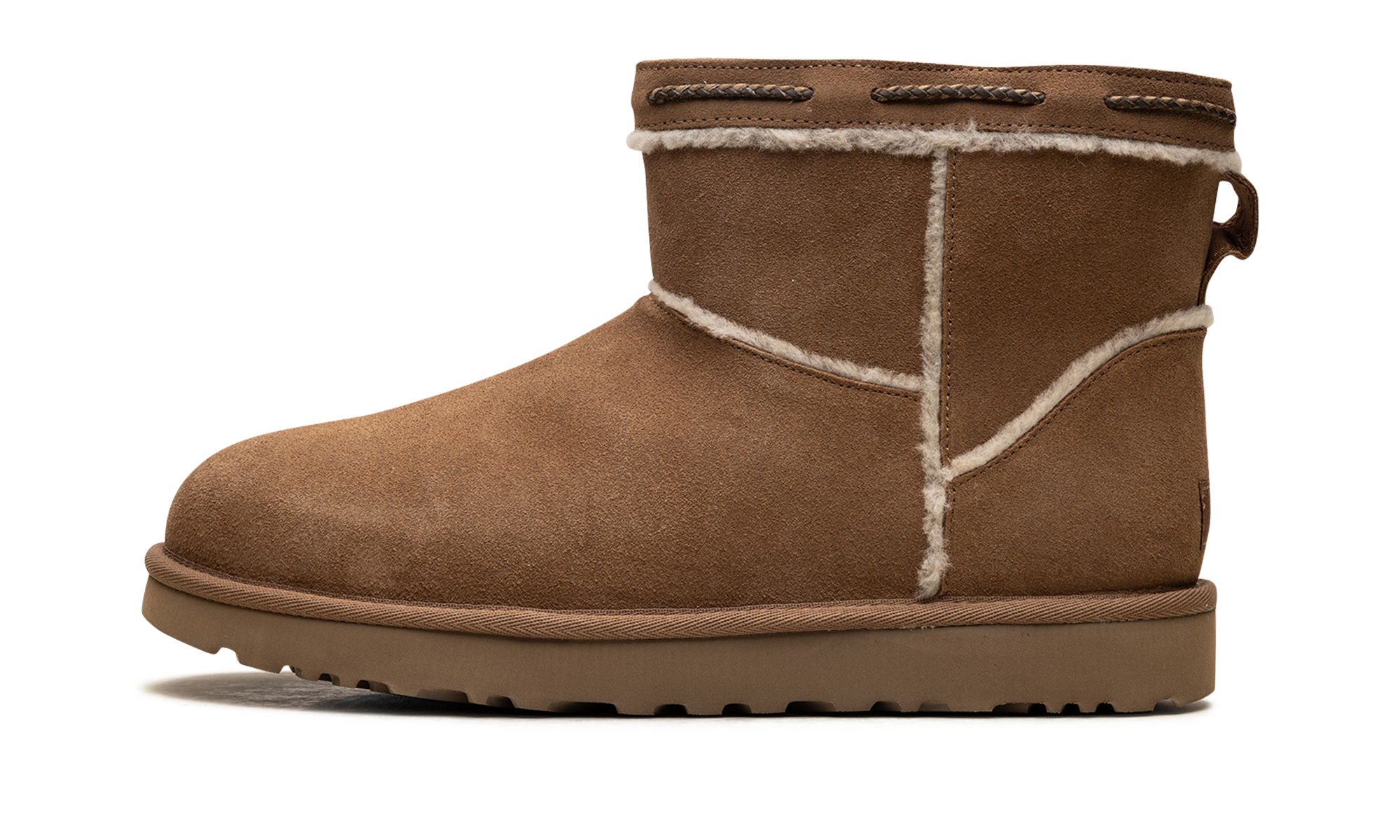 Classic Mini Shearling Braid Women "Chestnut" 1166751 CHE