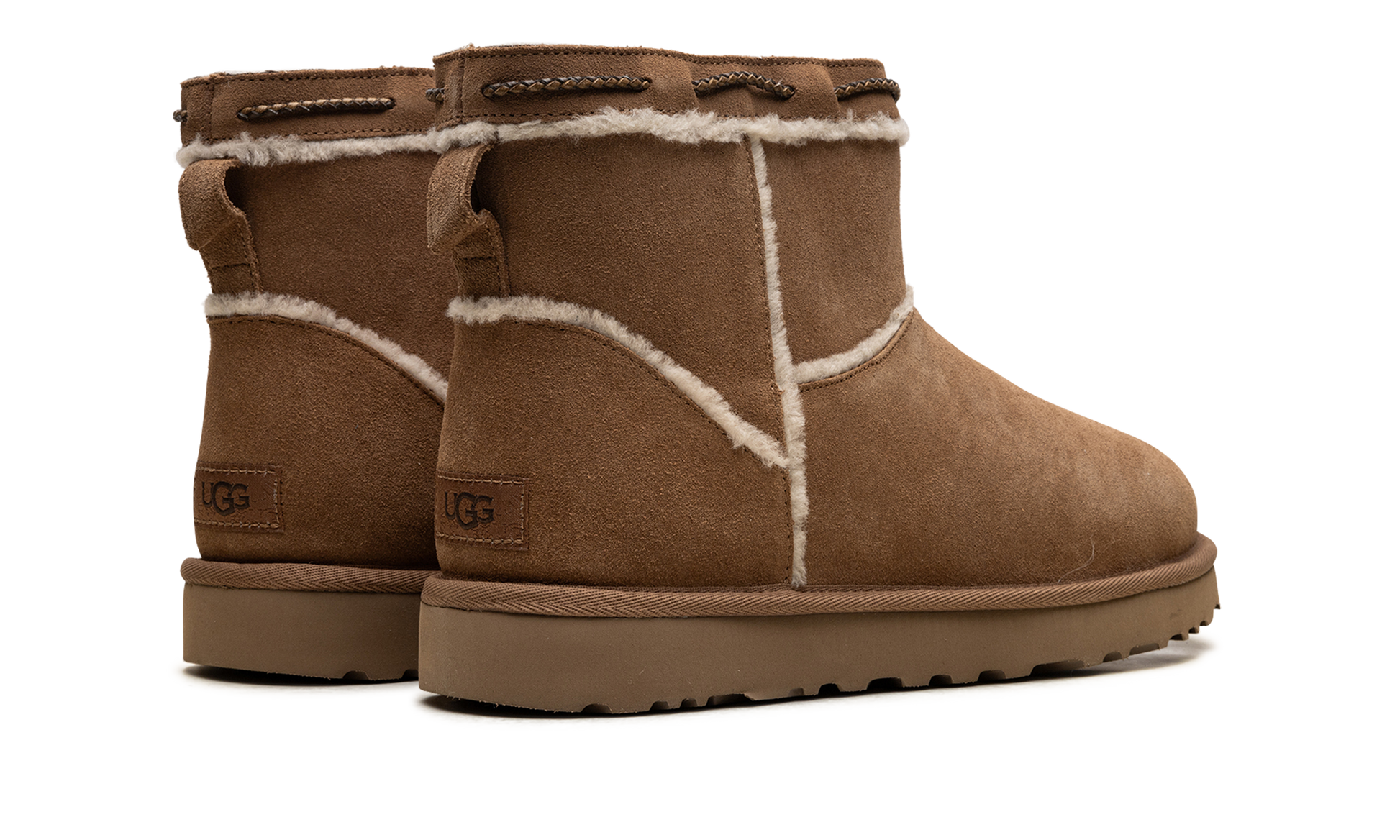Classic Mini Shearling Braid Women "Chestnut" 1166751 CHE