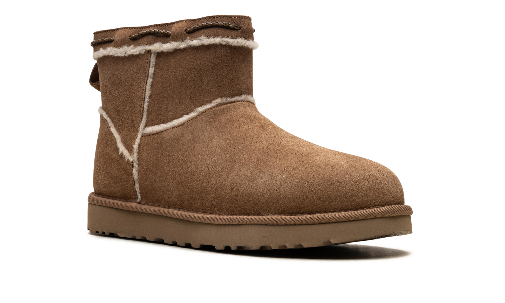 Classic Mini Shearling Braid Women "Chestnut" 1166751 CHE
