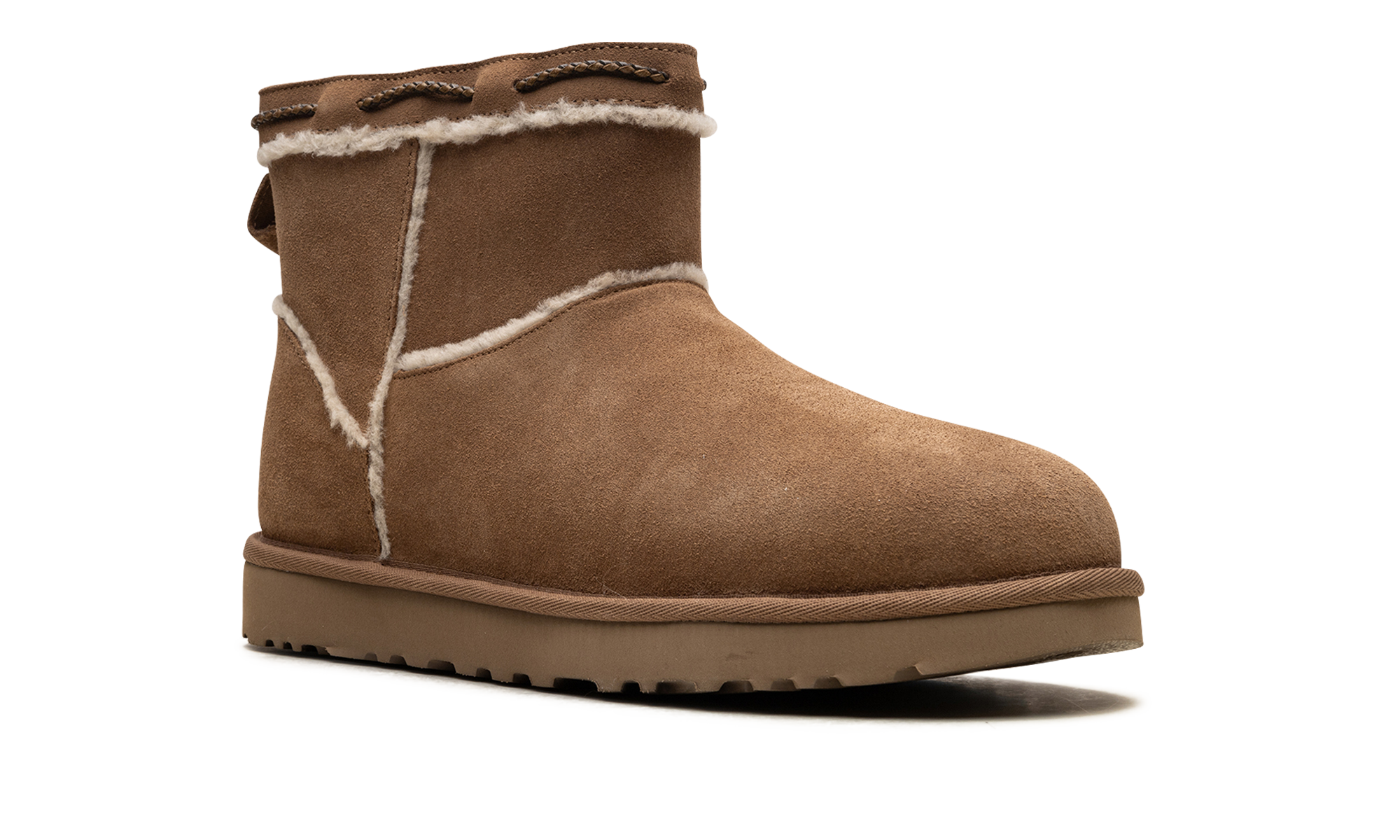 Classic Mini Shearling Braid Women "Chestnut" 1166751 CHE