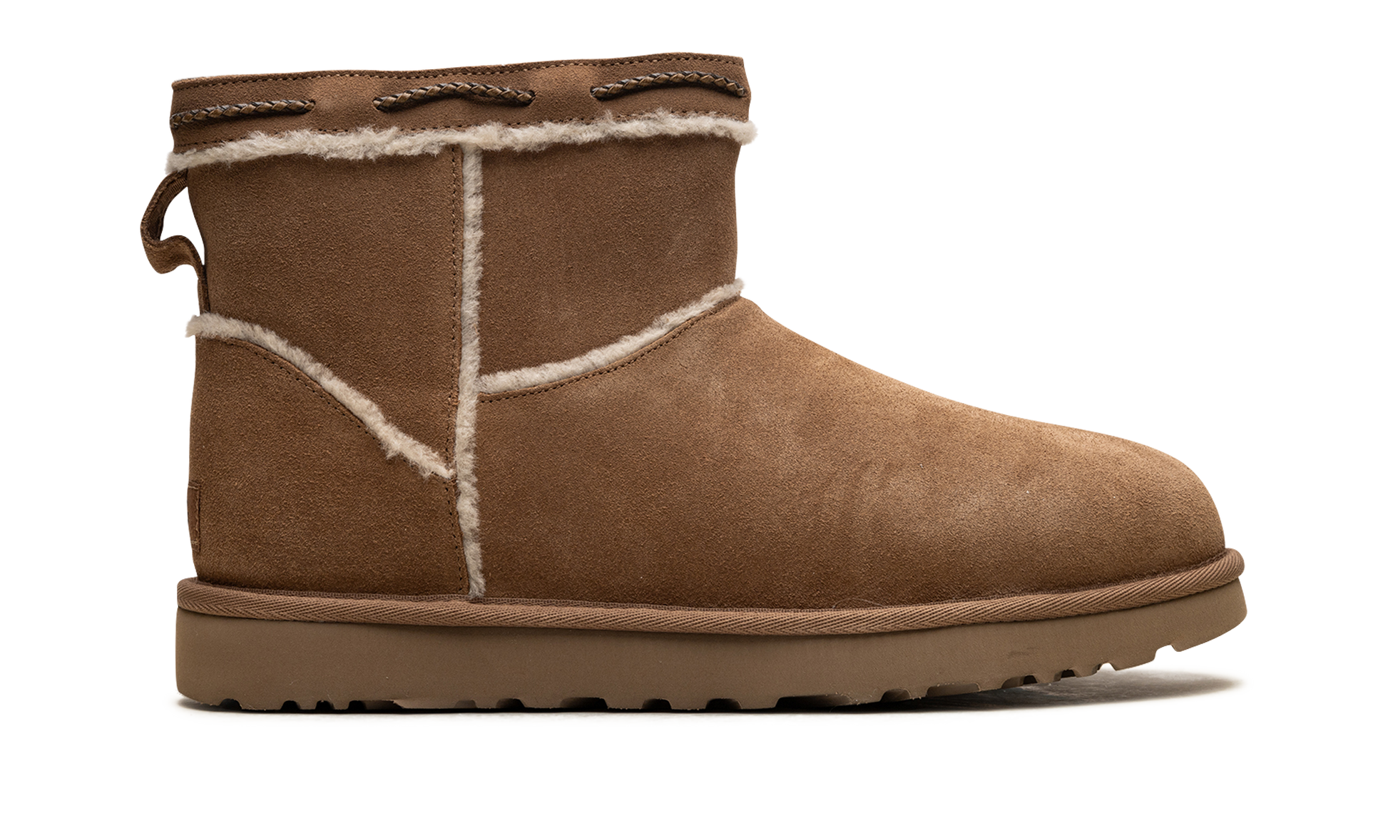 Classic Mini Shearling Braid Women "Chestnut" 1166751 CHE