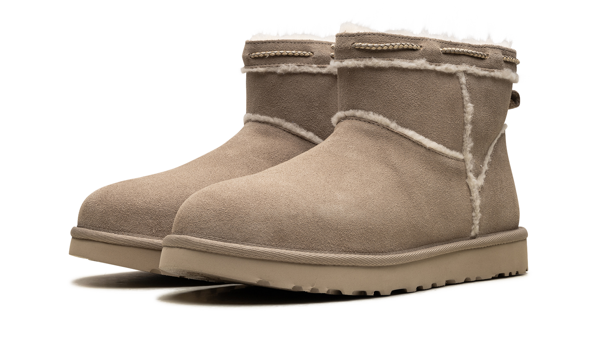Classic Mini Shearling Braid Women "Dune" 1166751 DUNE