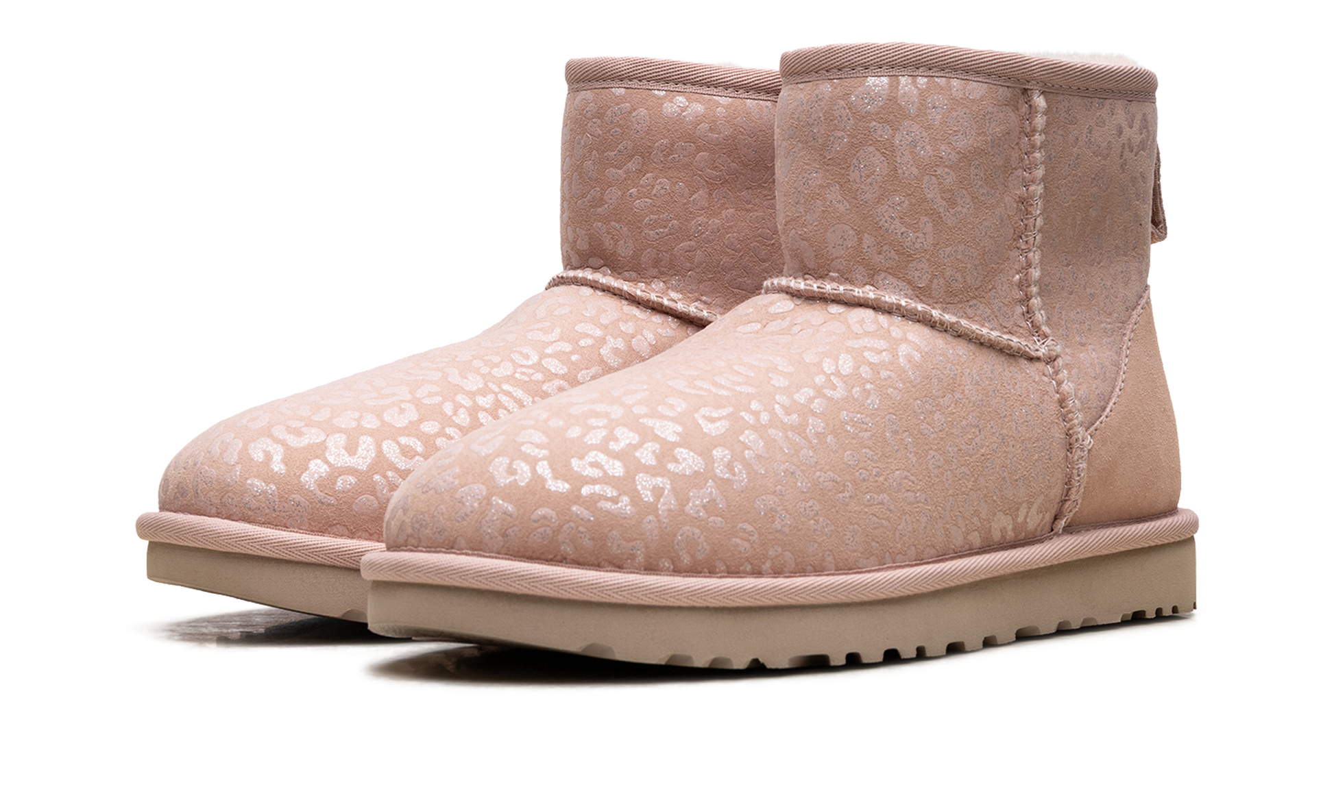 Classic Mini Women "Snow leopard fleece lined pink" 1113494 QRT
