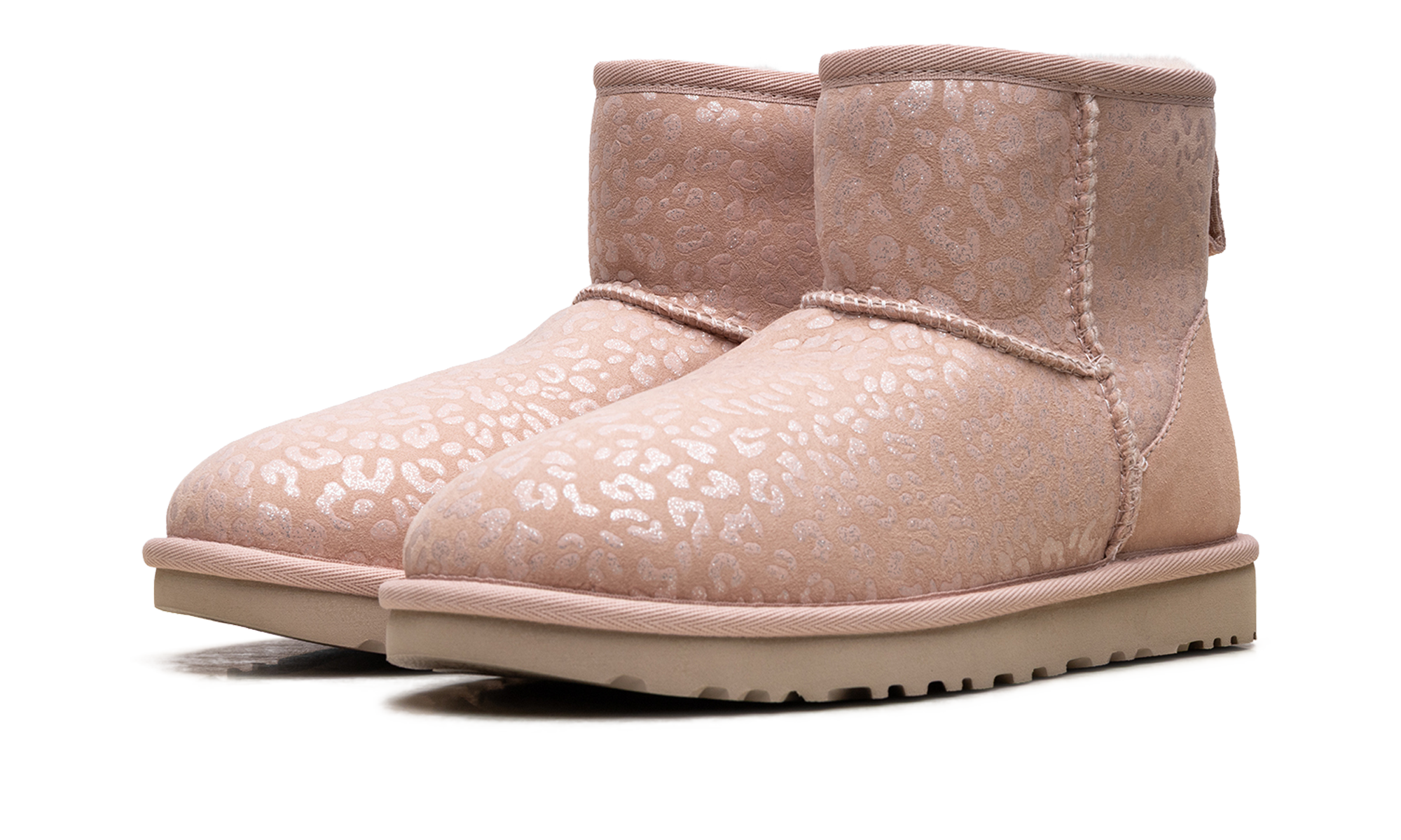 Classic Mini Women "Snow leopard fleece lined pink" 1113494 QRT