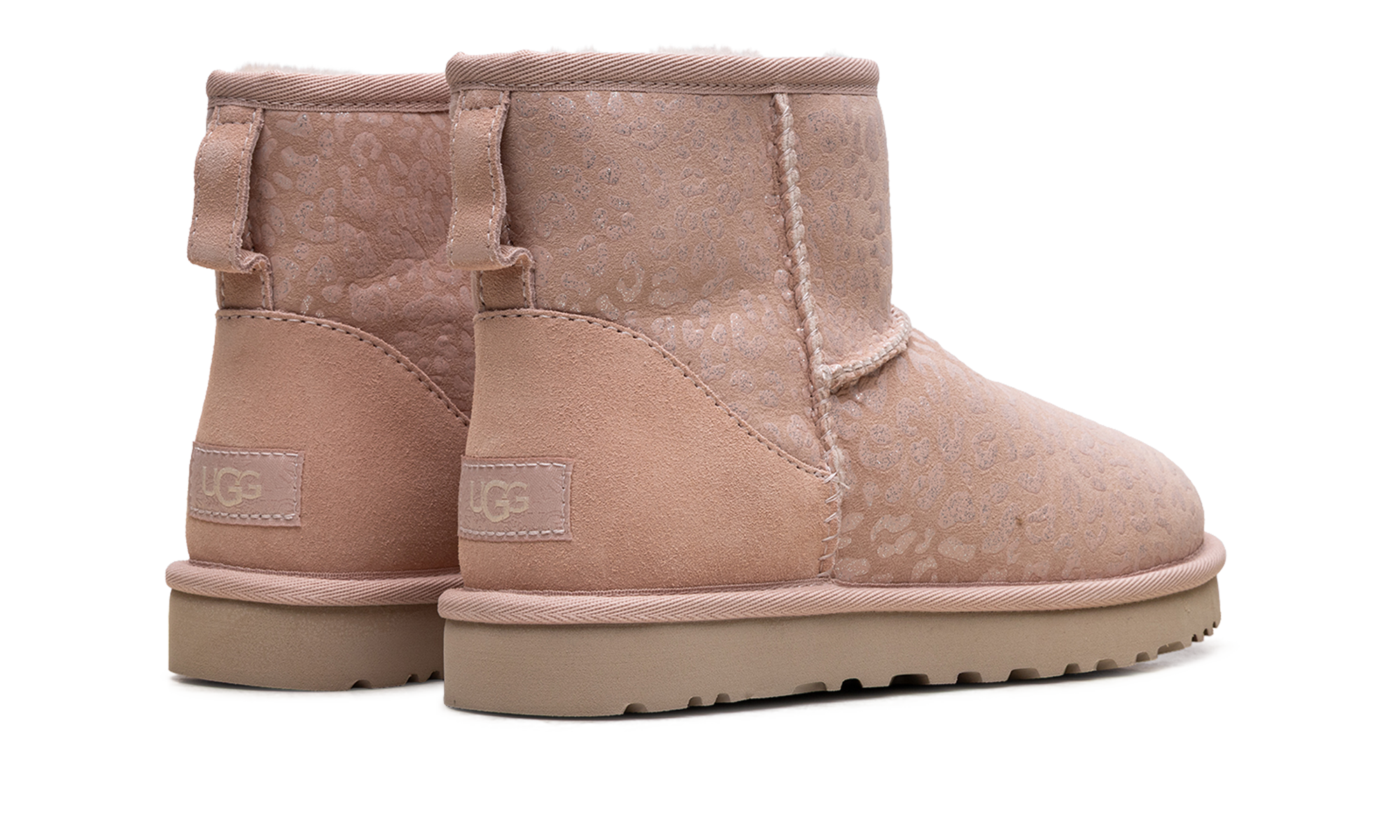 Classic Mini Women "Snow leopard fleece lined pink" 1113494 QRT
