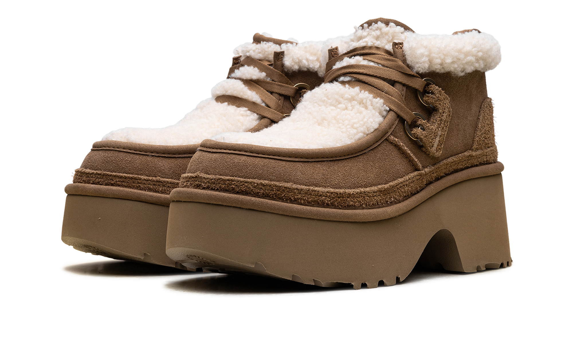 Classic New Heights Lace Up Women "Chestnut" 1167772 CHE