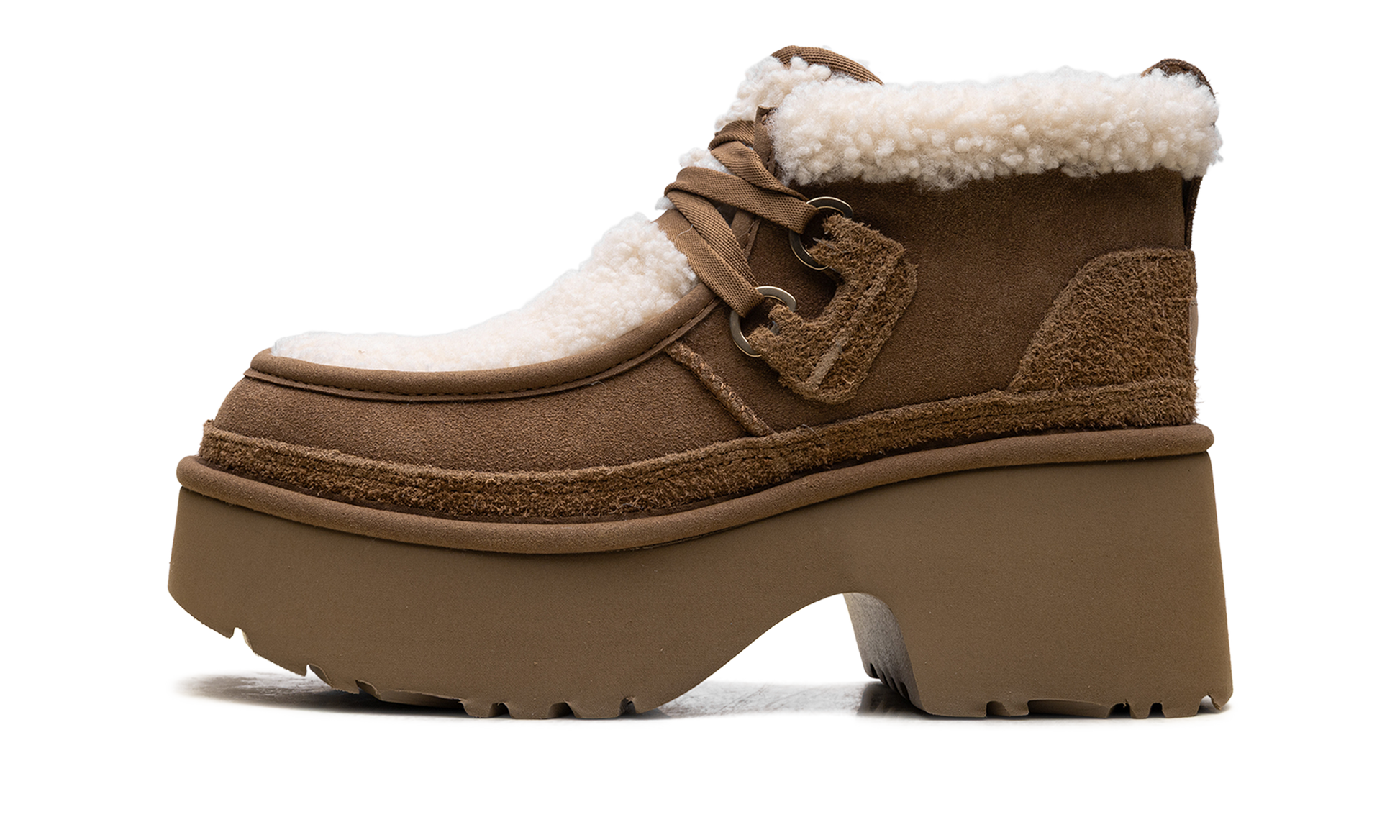 Classic New Heights Lace Up Women "Chestnut" 1167772 CHE