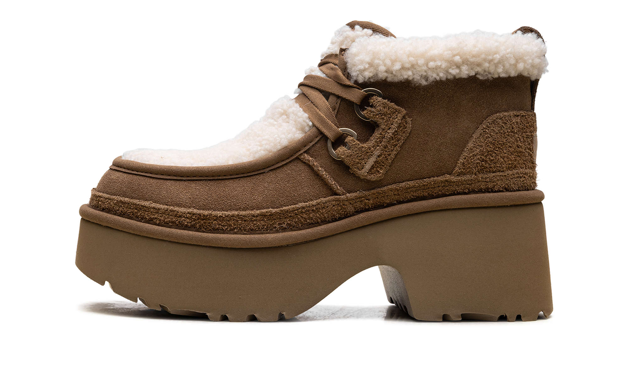 Classic New Heights Lace Up Women "Chestnut" 1167772 CHE