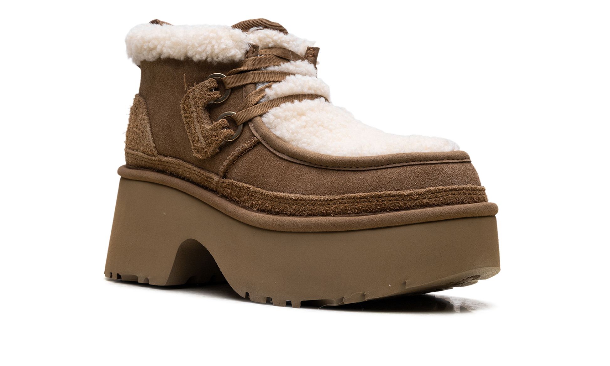 Classic New Heights Lace Up Women "Chestnut" 1167772 CHE