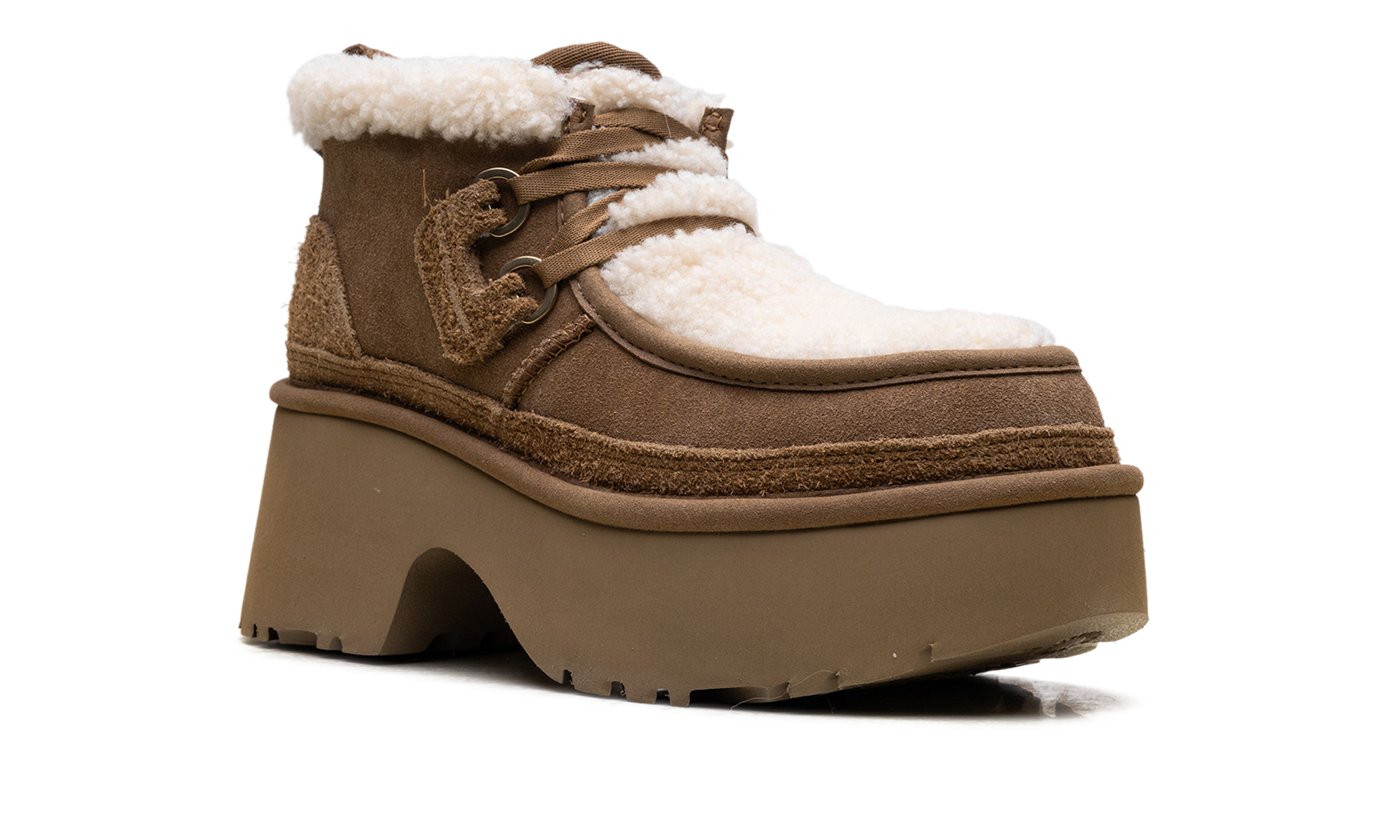 Classic New Heights Lace Up Women "Chestnut" 1167772 CHE