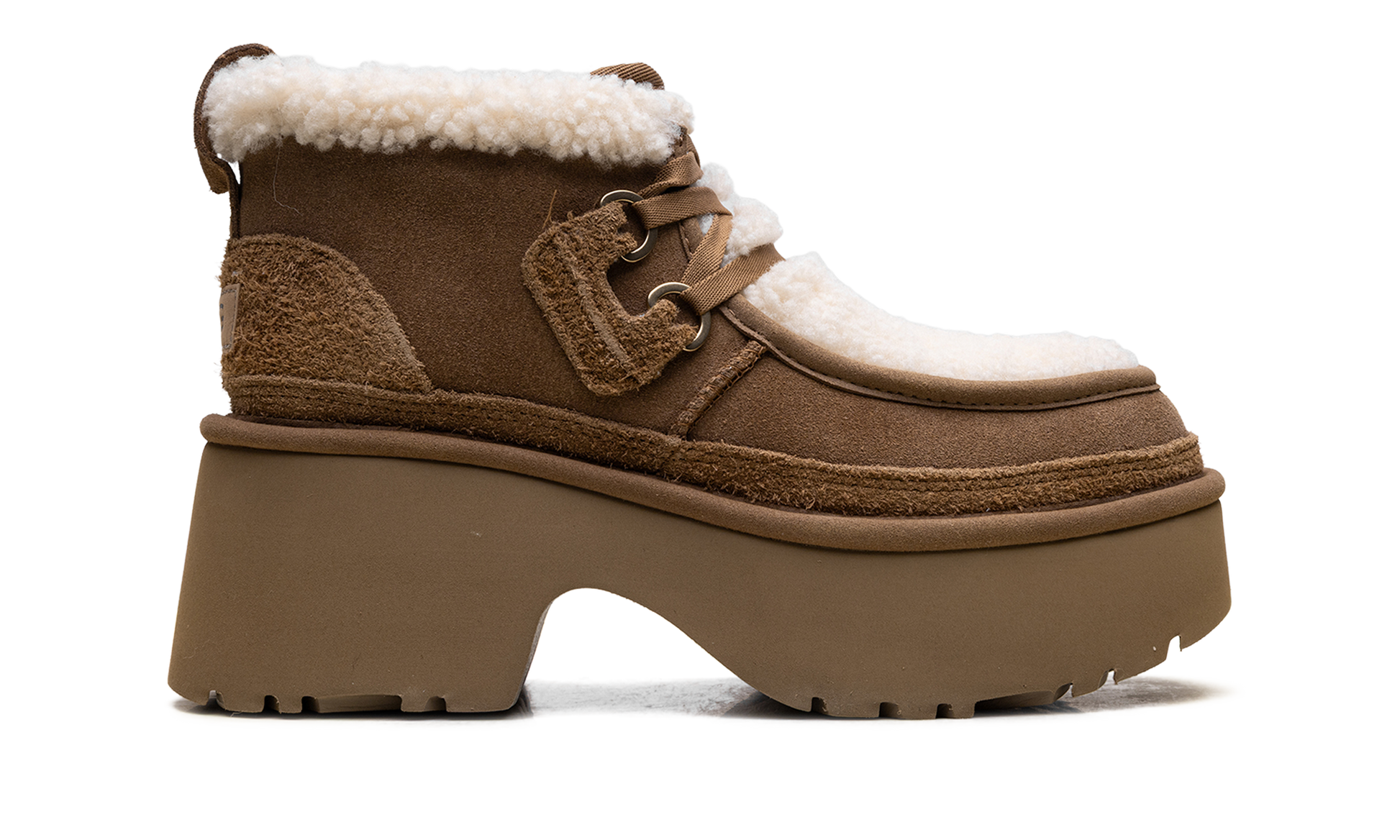 Classic New Heights Lace Up Women "Chestnut" 1167772 CHE