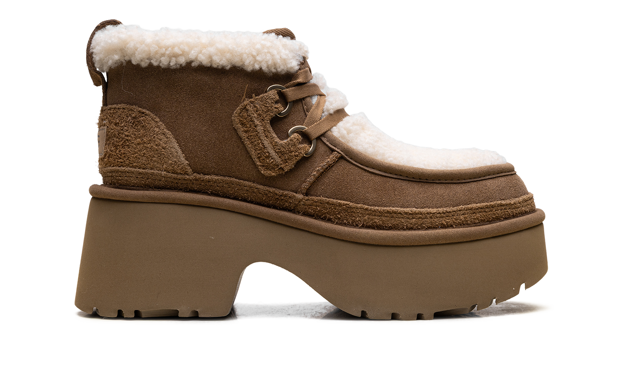 Classic New Heights Lace Up Women "Chestnut" 1167772 CHE