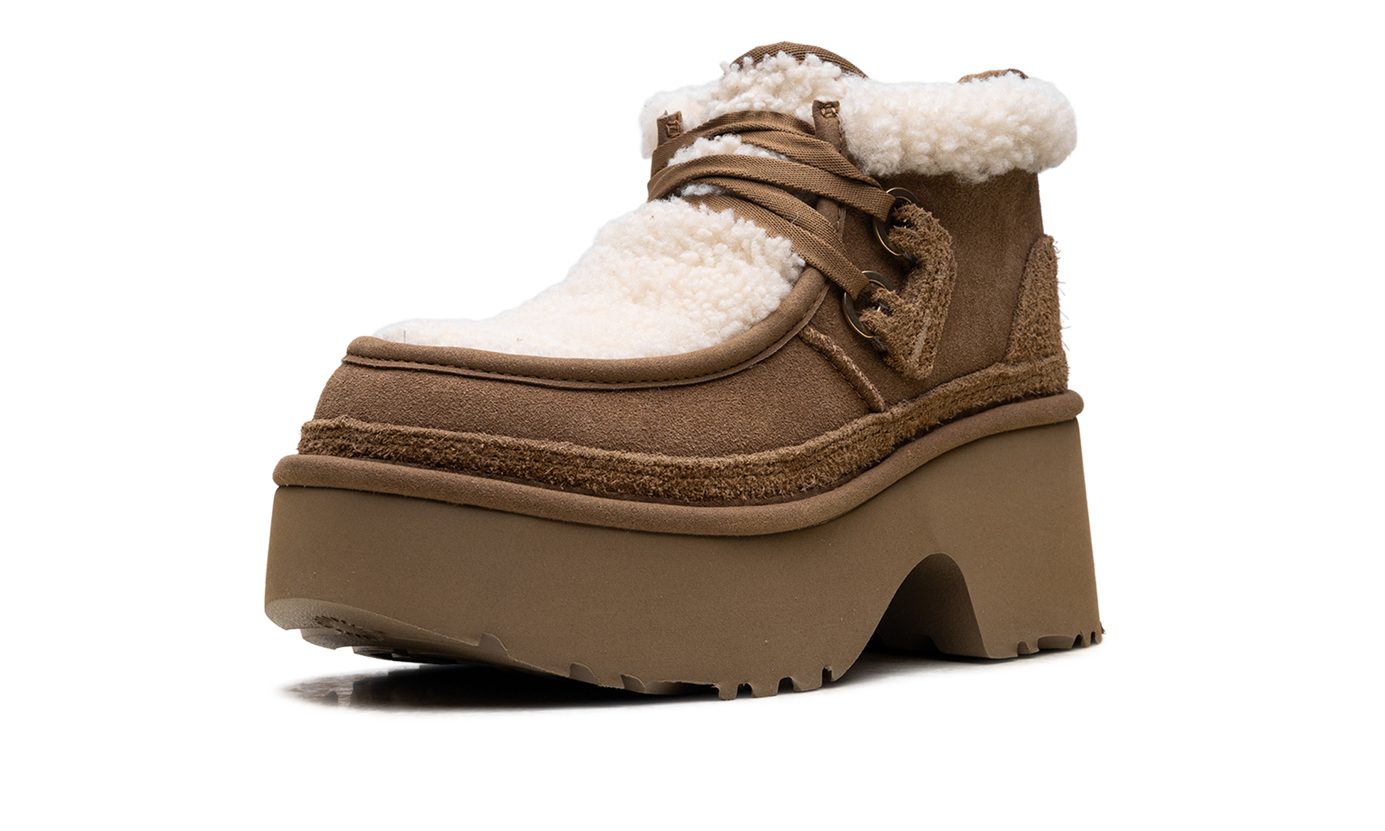Classic New Heights Lace Up Women "Chestnut" 1167772 CHE