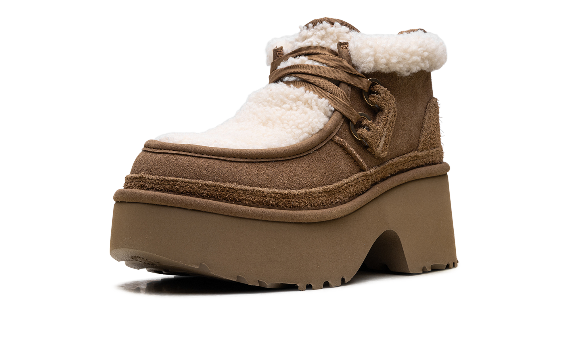 Classic New Heights Lace Up Women "Chestnut" 1167772 CHE