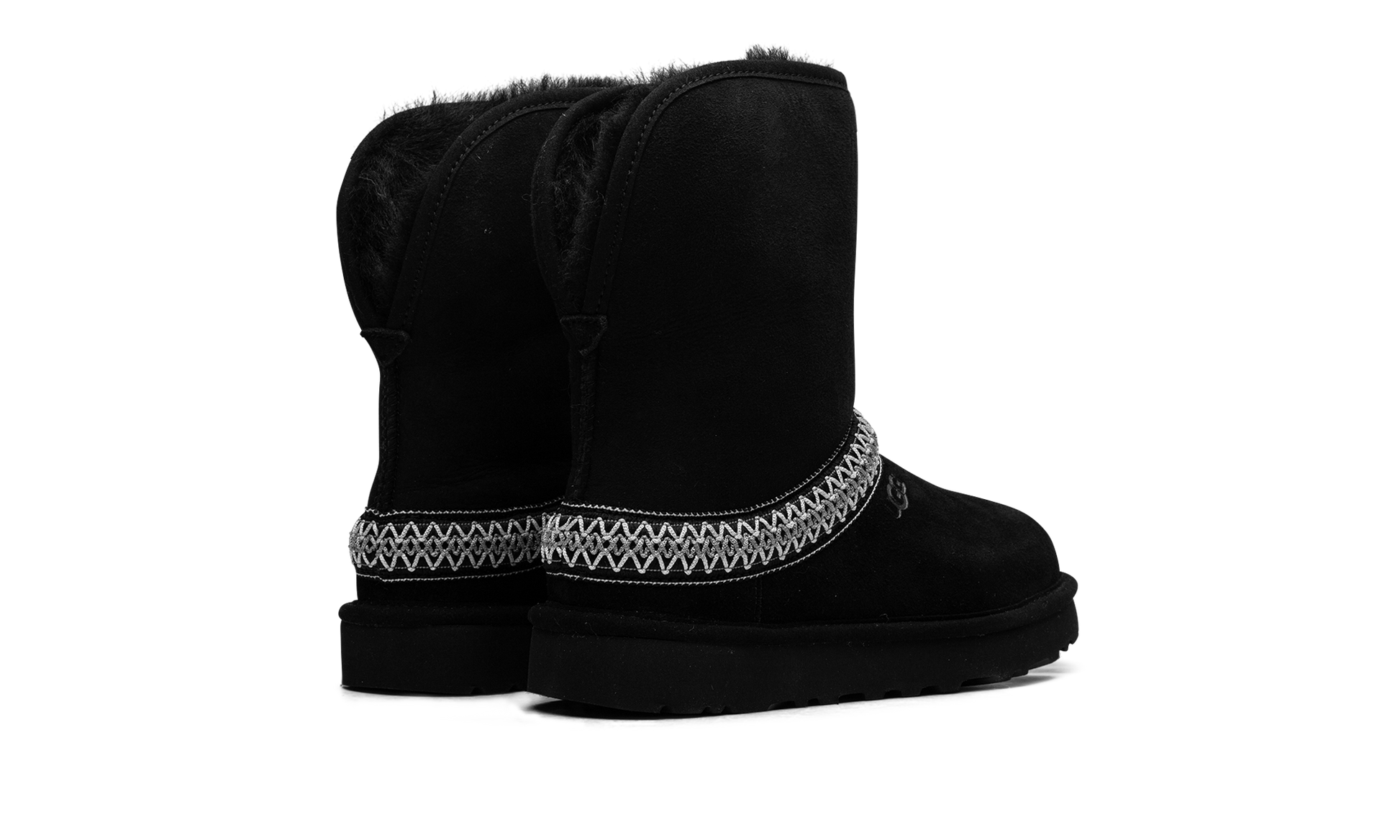 Classic Short Crescent Boot Women "Black" 1161770 BLK