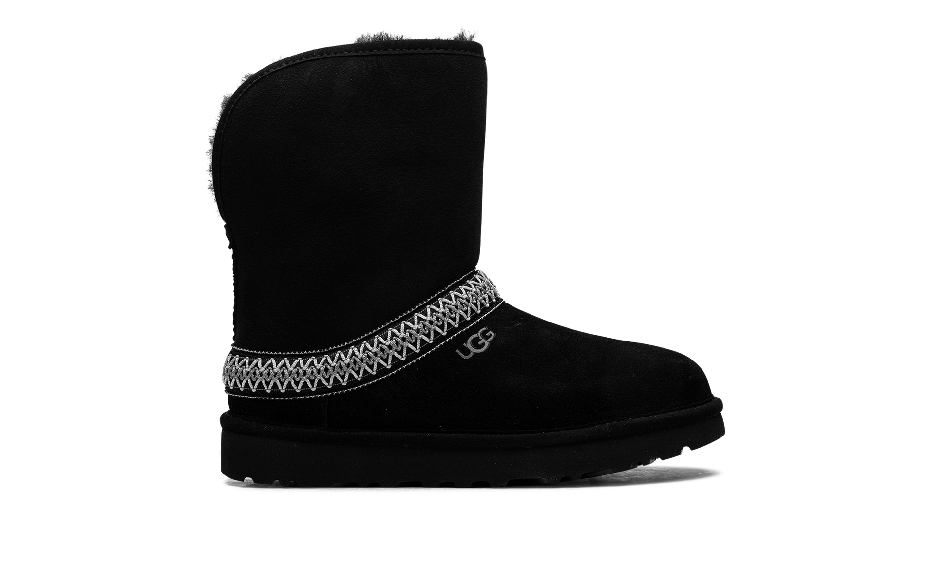 Classic Short Crescent Boot Women "Black" 1161770 BLK