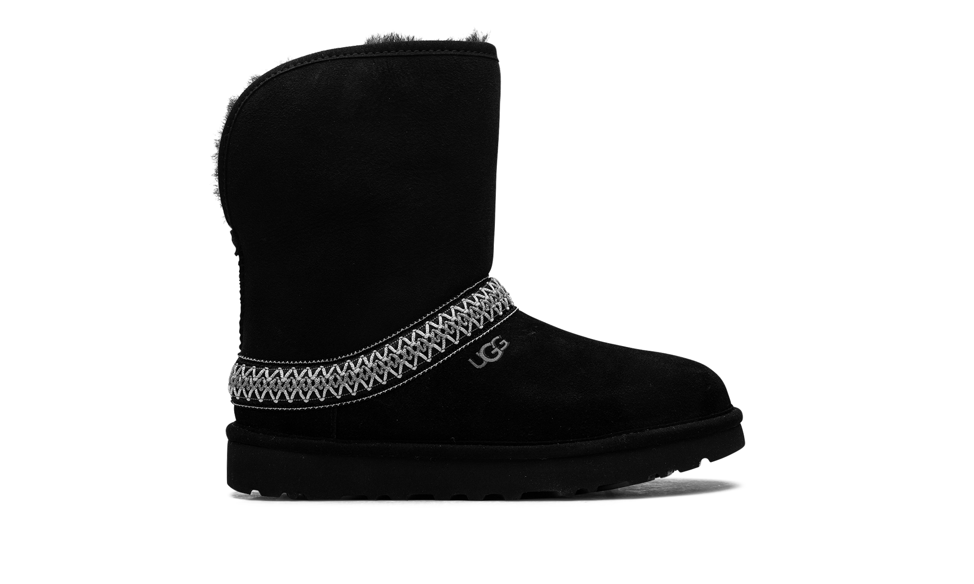 Classic Short Crescent Boot Women "Black" 1161770 BLK