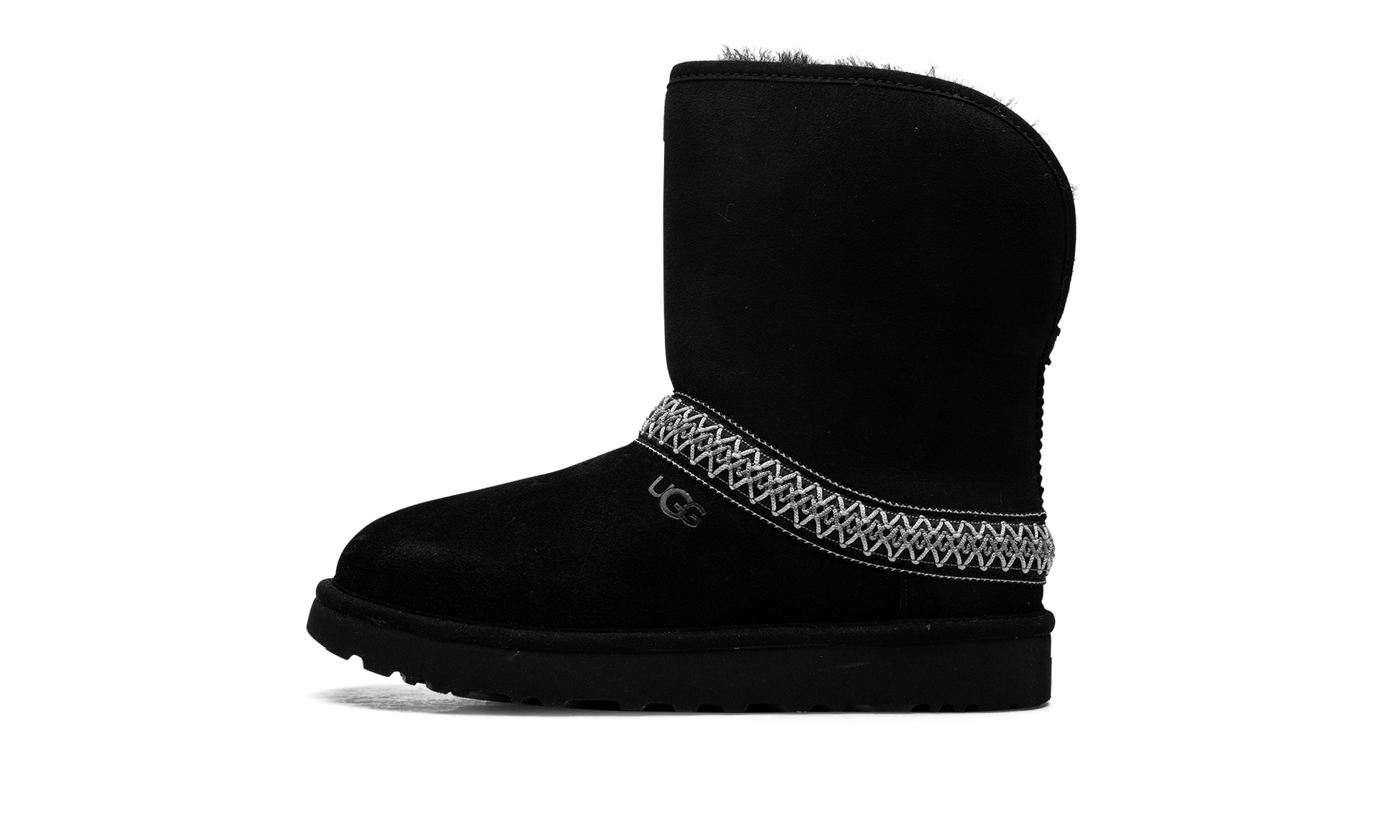 Classic Short Crescent Boot Women "Black" 1161770 BLK