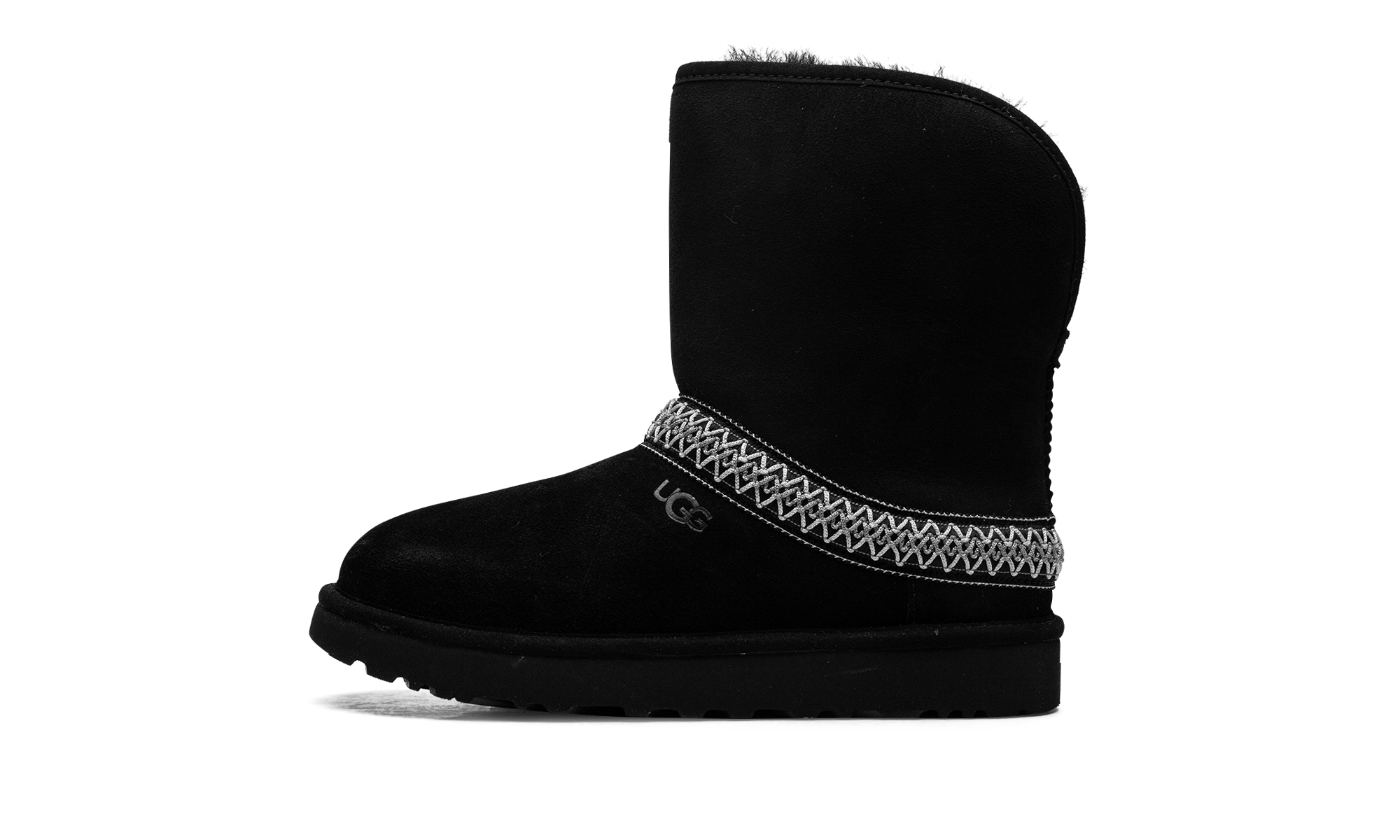 Classic Short Crescent Boot Women "Black" 1161770 BLK