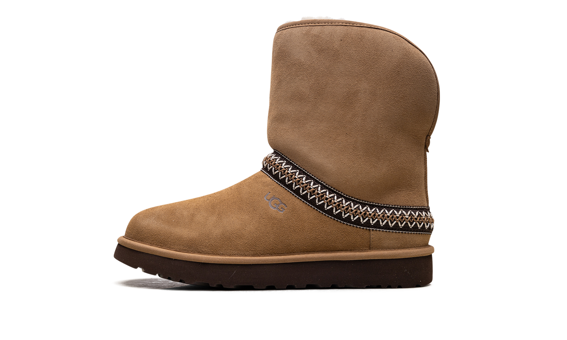 Classic Short Crescent Boot Women "Chestnut" 1161770 CHE