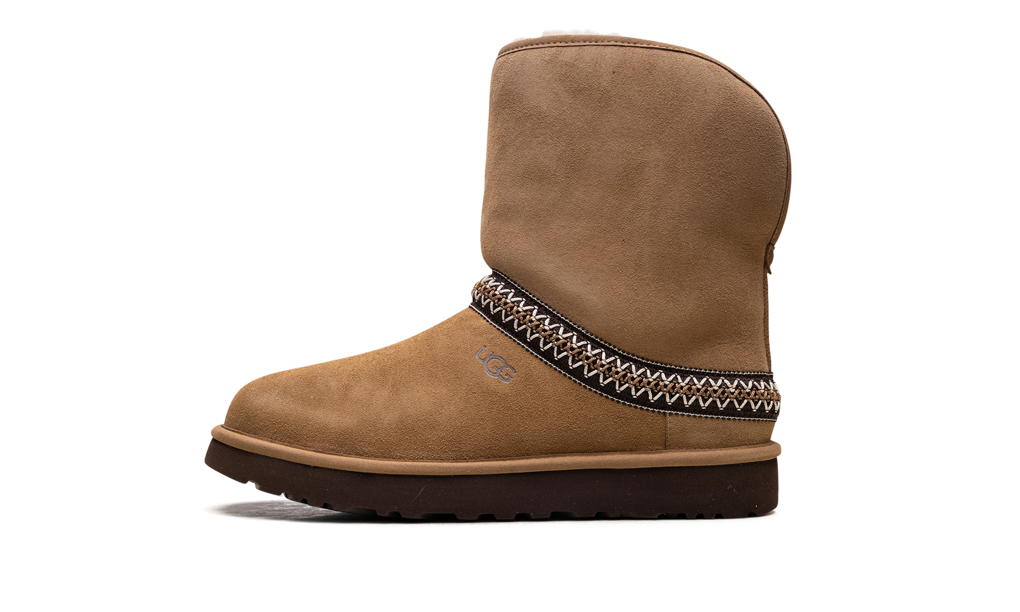 Classic Short Crescent Boot Women "Chestnut" 1161770 CHE