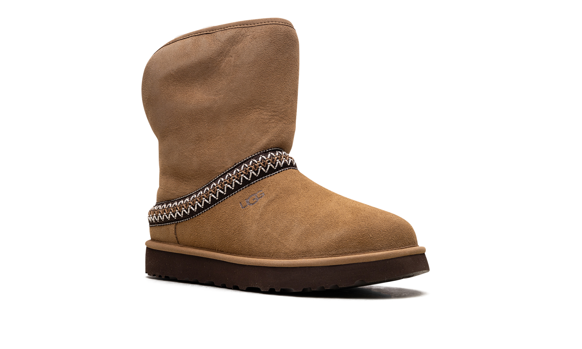 Classic Short Crescent Boot Women "Chestnut" 1161770 CHE