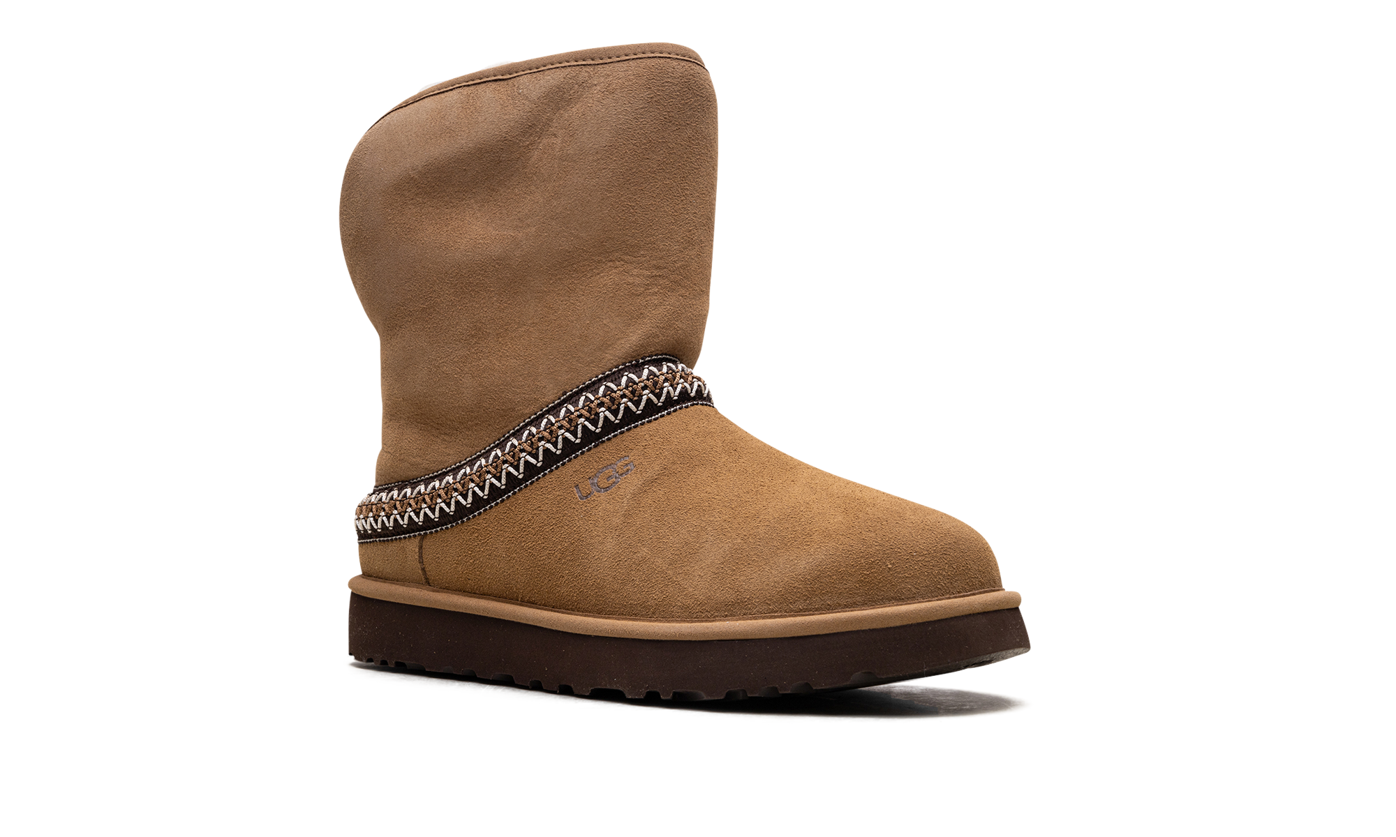 Classic Short Crescent Boot Women "Chestnut" 1161770 CHE