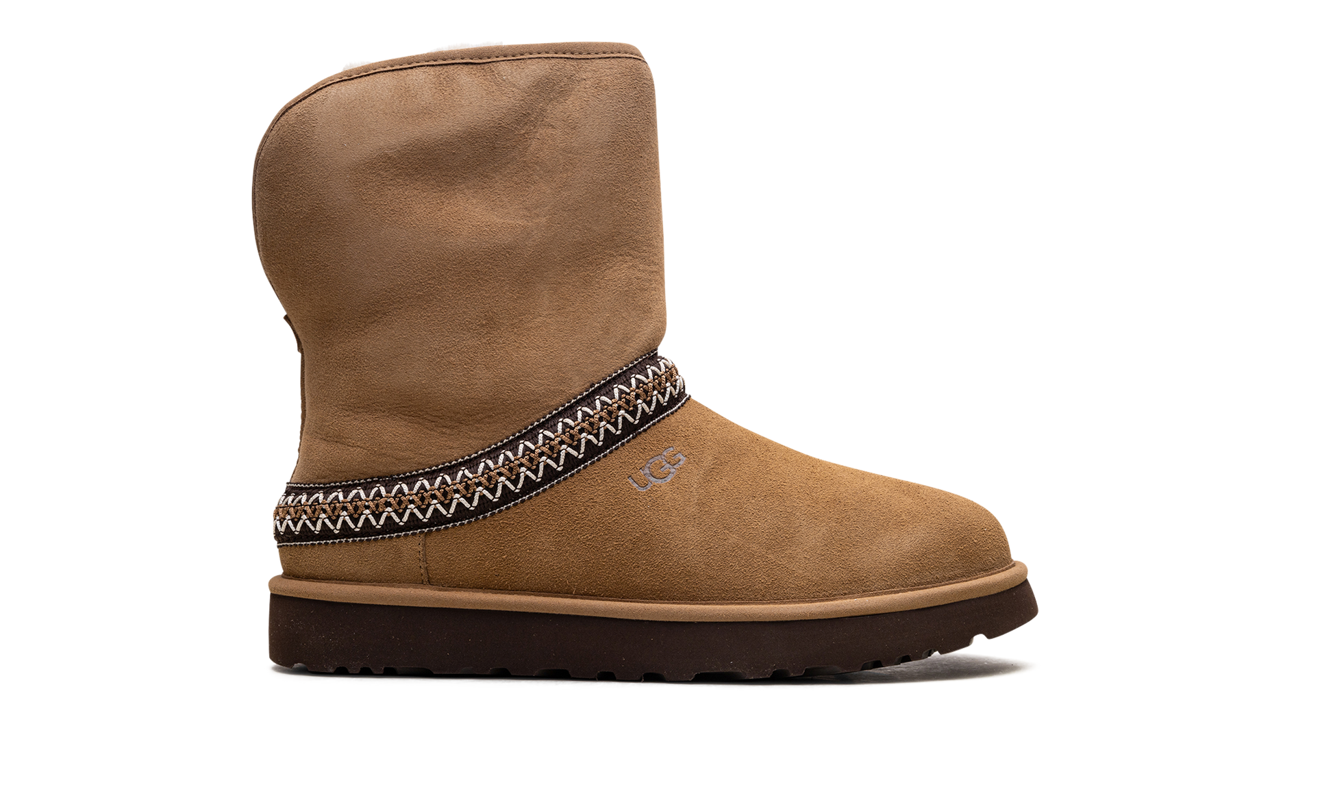 Classic Short Crescent Boot Women "Chestnut" 1161770 CHE