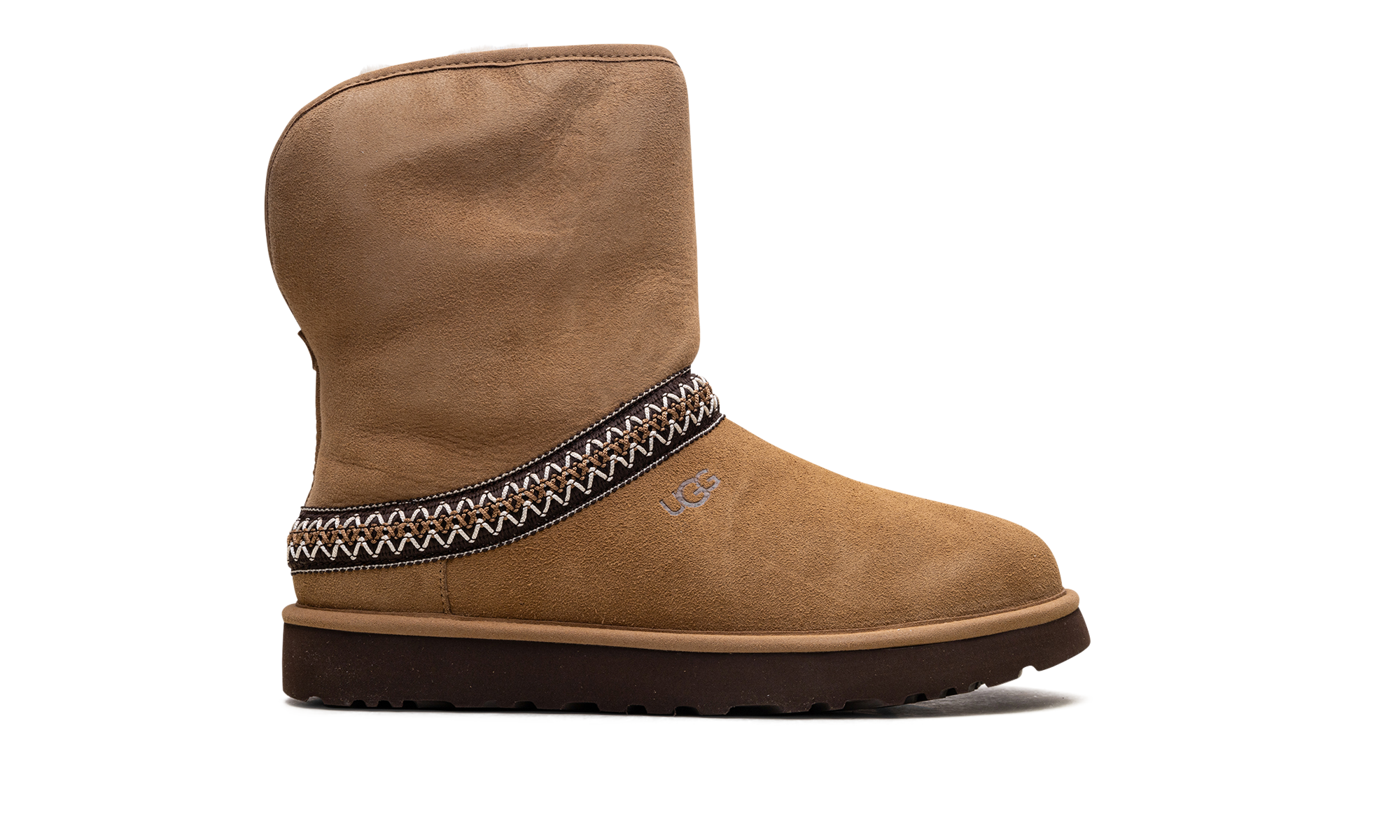 Classic Short Crescent Boot Women "Chestnut" 1161770 CHE