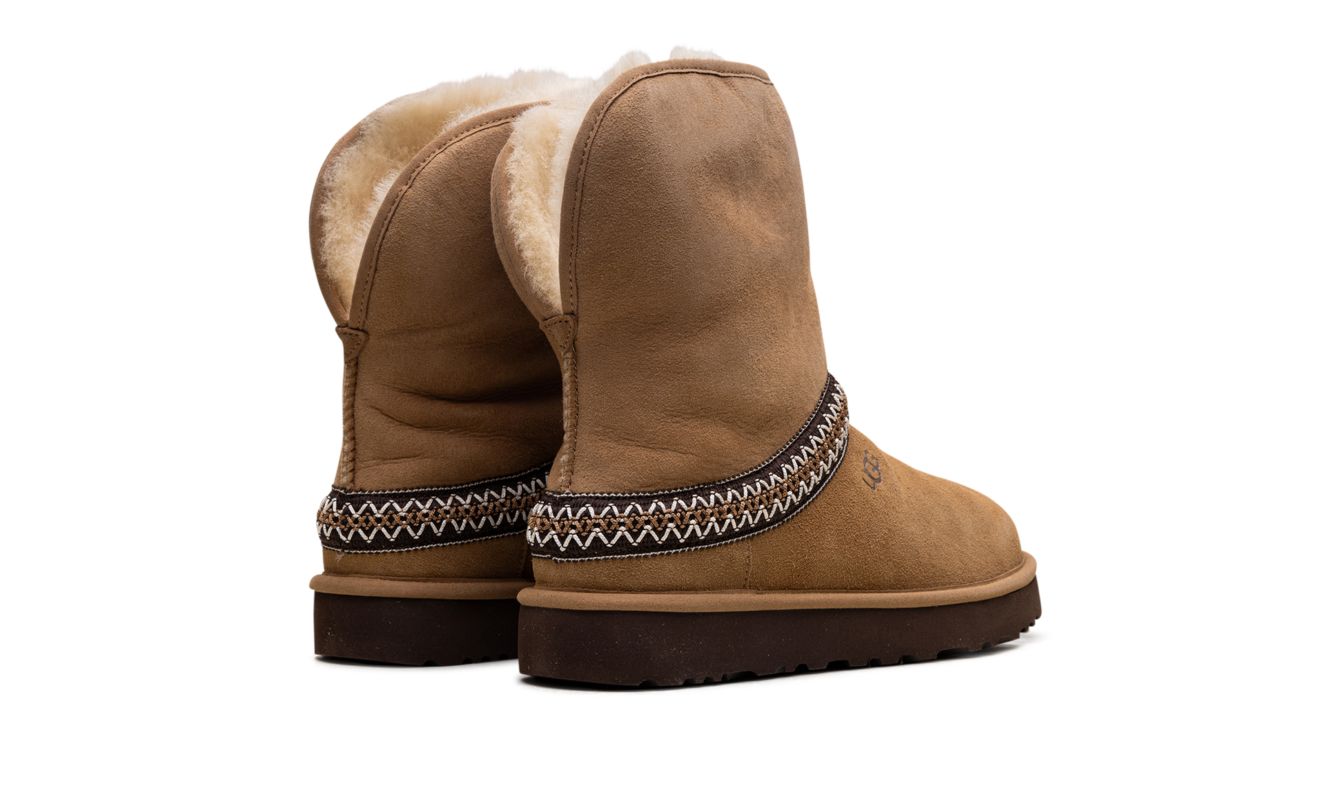 Classic Short Crescent Boot Women "Chestnut" 1161770 CHE